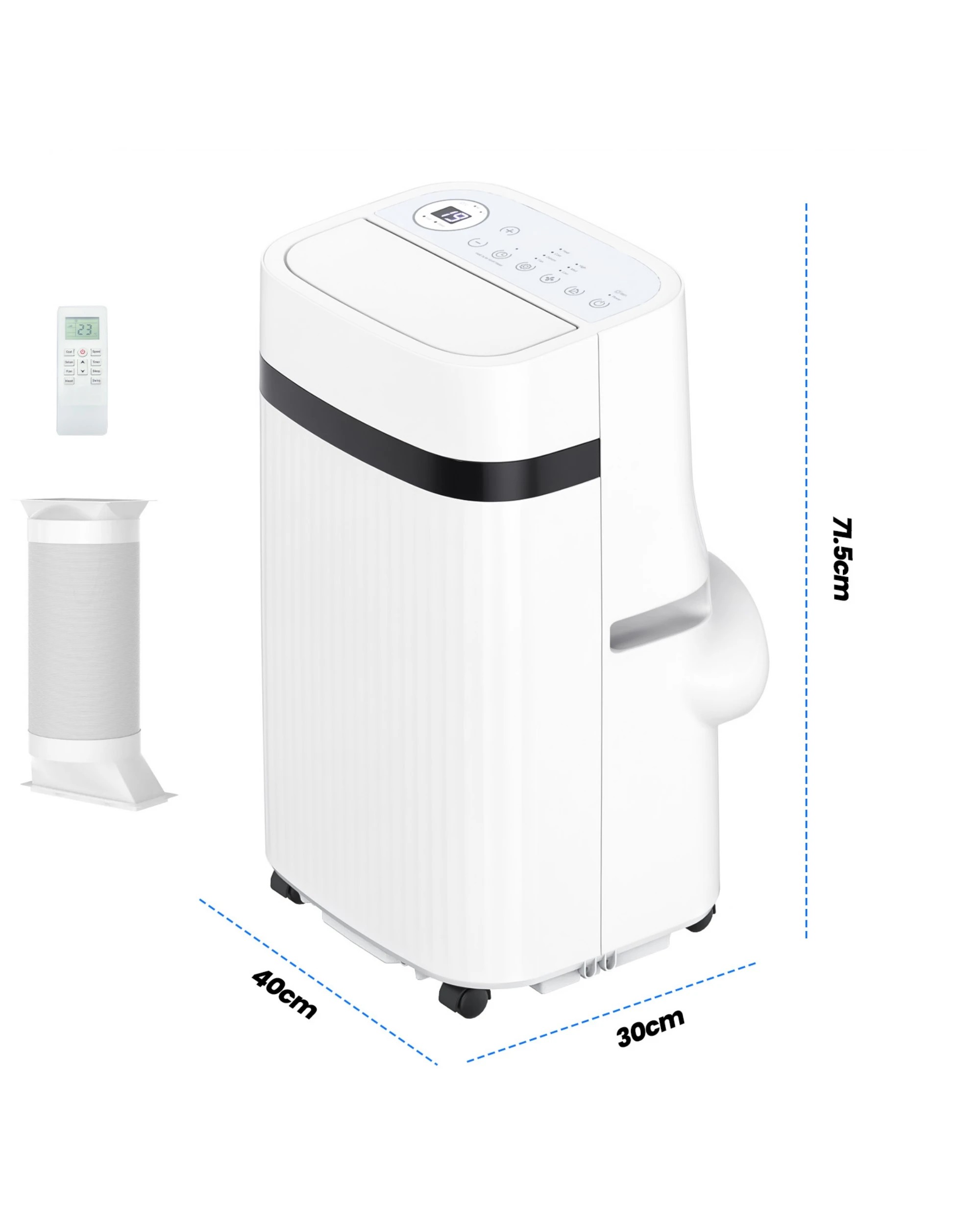 3 Advwin 4-in-1 Portable Air Conditioner 3.9Kw Cooling/Heating/Dry/Fan System -14000BTU, 3 of 7