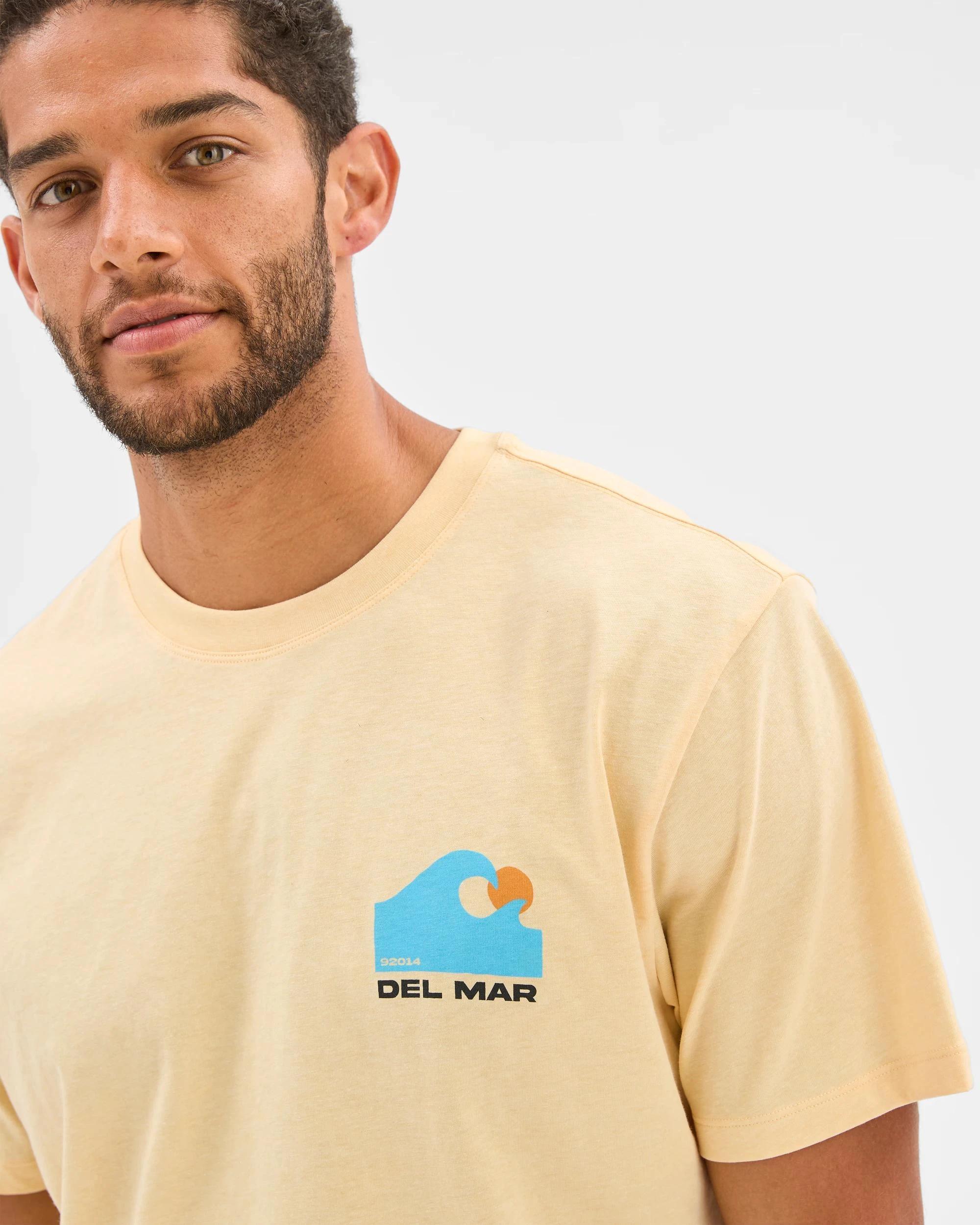 6 Target Australian Cotton Blend Wave Print T-Shirt YELLOW MARLE, 6 of 6