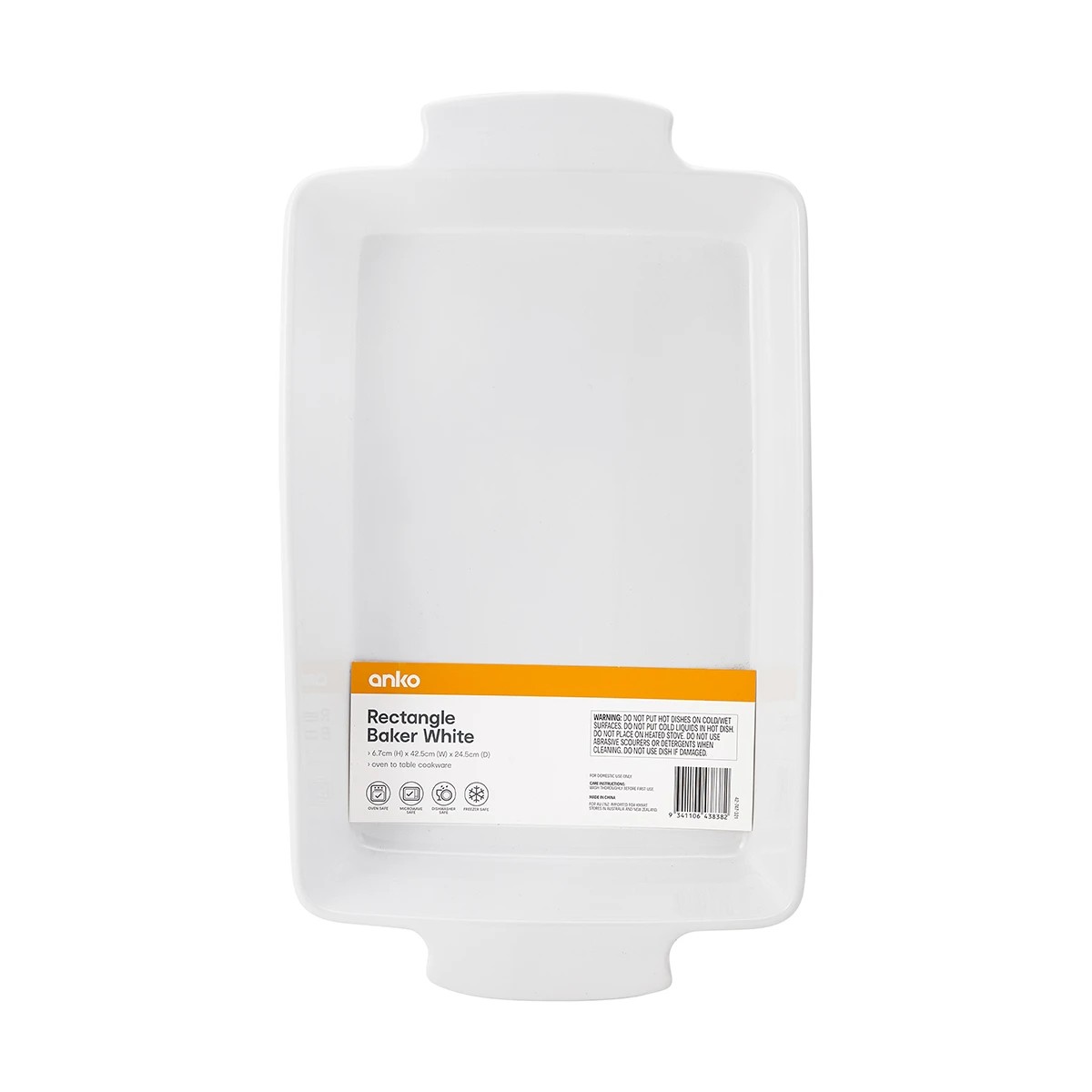 7 Rectangle Baker Tray - White, 7 of 7