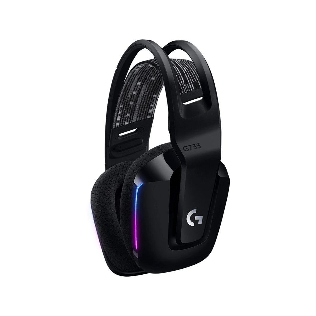 3 Logitech G733 Lightspeed Wireless RGB Gaming Headset - Black, 3 of 3