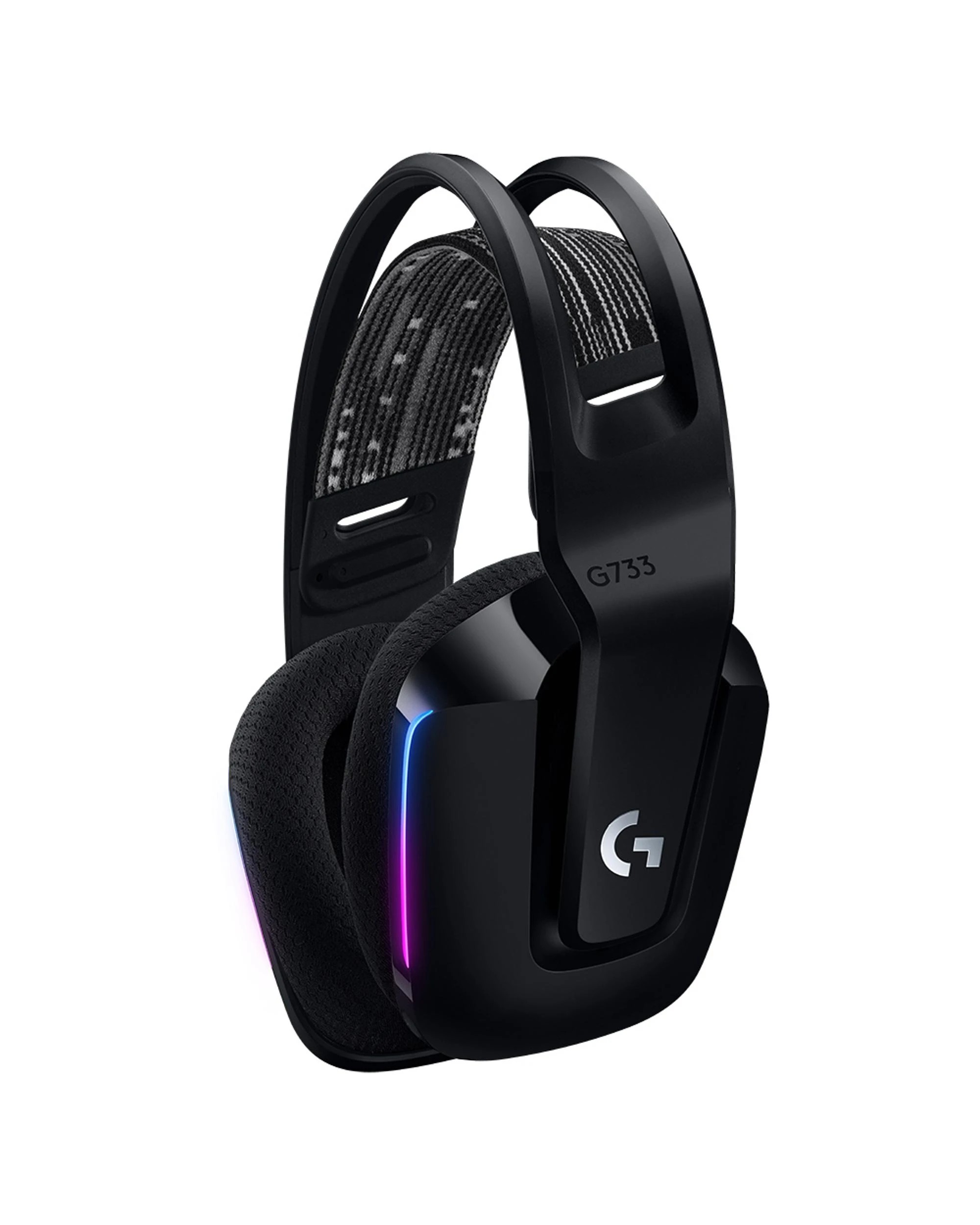 3 Logitech G733 Lightspeed Wireless RGB Gaming Headset - Black, 3 of 3