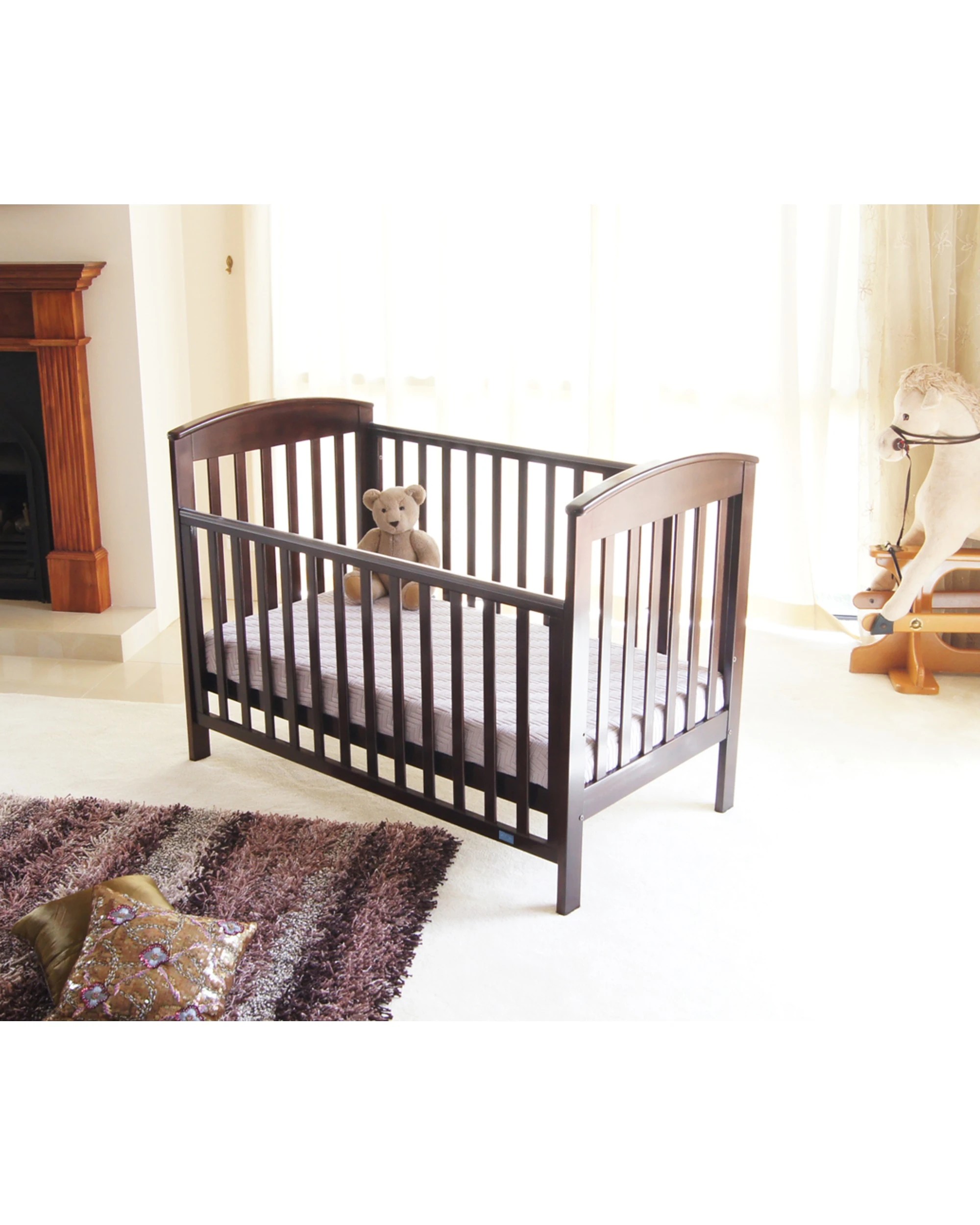 3 Babyhood Classic Curve Cot - Natural, 3 of 4