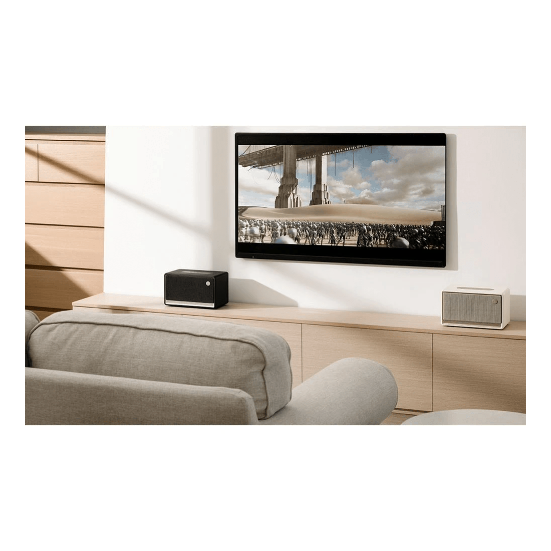 7 EDIFIER ES300 Tabletop Wireless Speaker White, 7 of 8