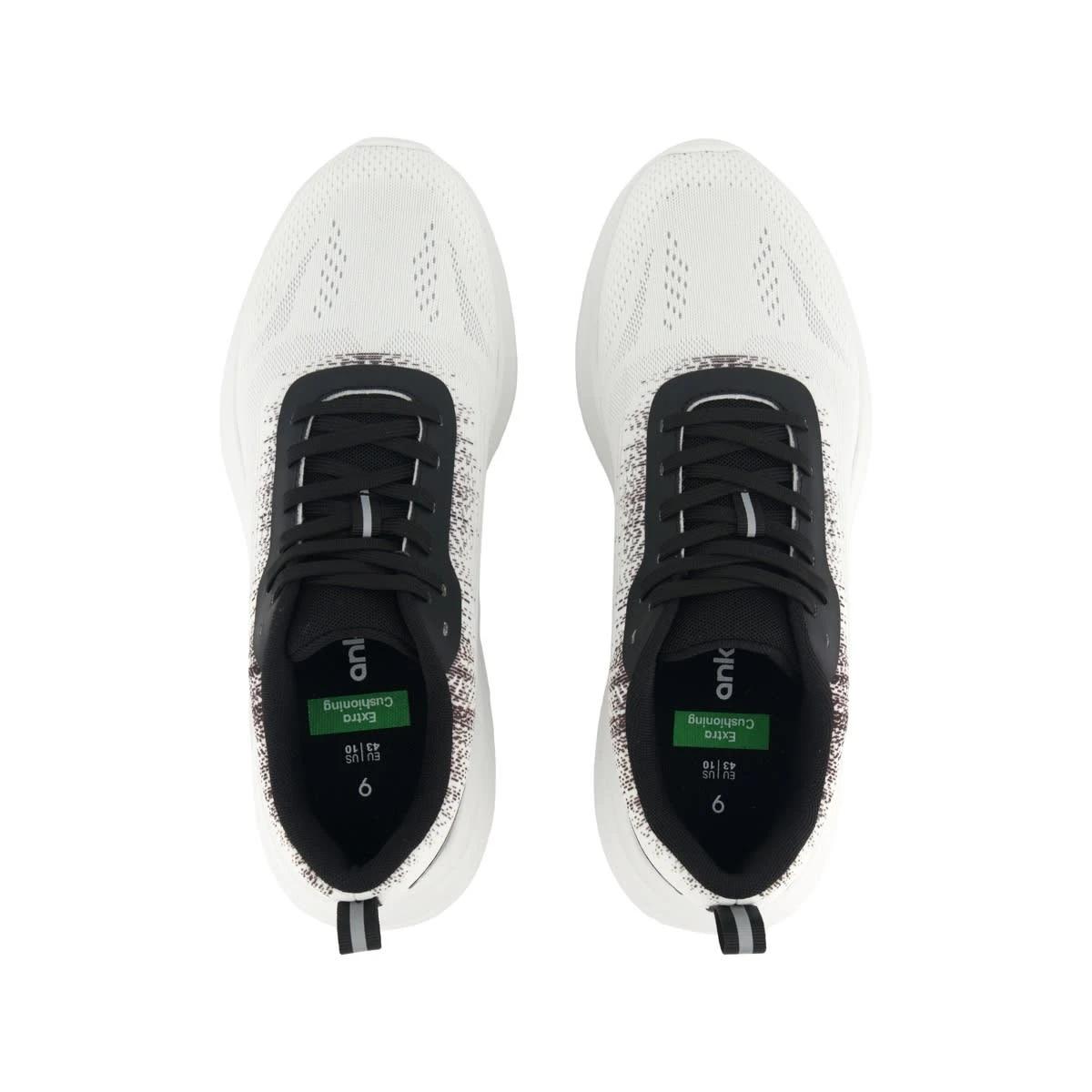 3 Active Mens Detailed Runner Shoes WHITE, 3 of 6