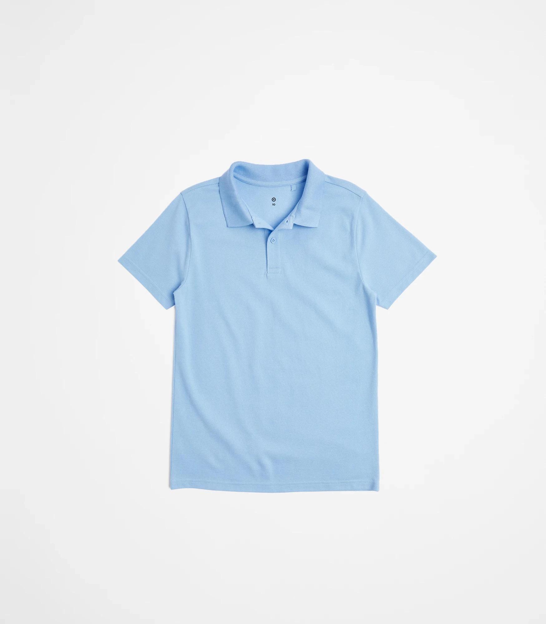 1 Target School Polo T-shirt LIGHT BLUE, 1 of 8