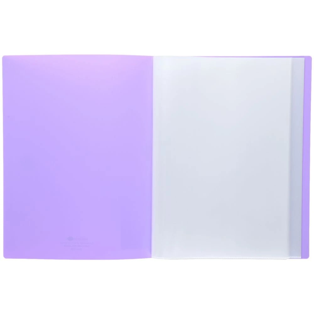 3 Aqua Drops Display Book A4 20 Pockets Vivid Purple, 3 of 4