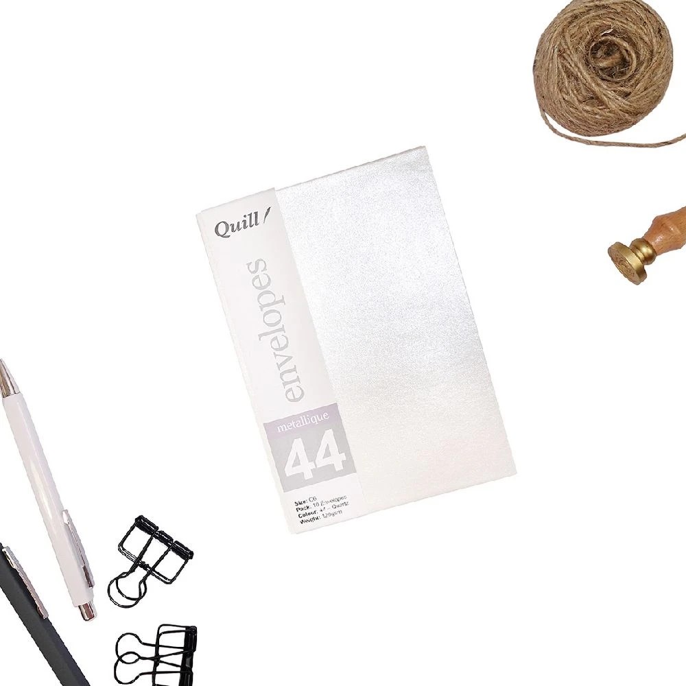 3 Quill C6 Envelopes Metallique Quartz 10 Pack, 3 of 4