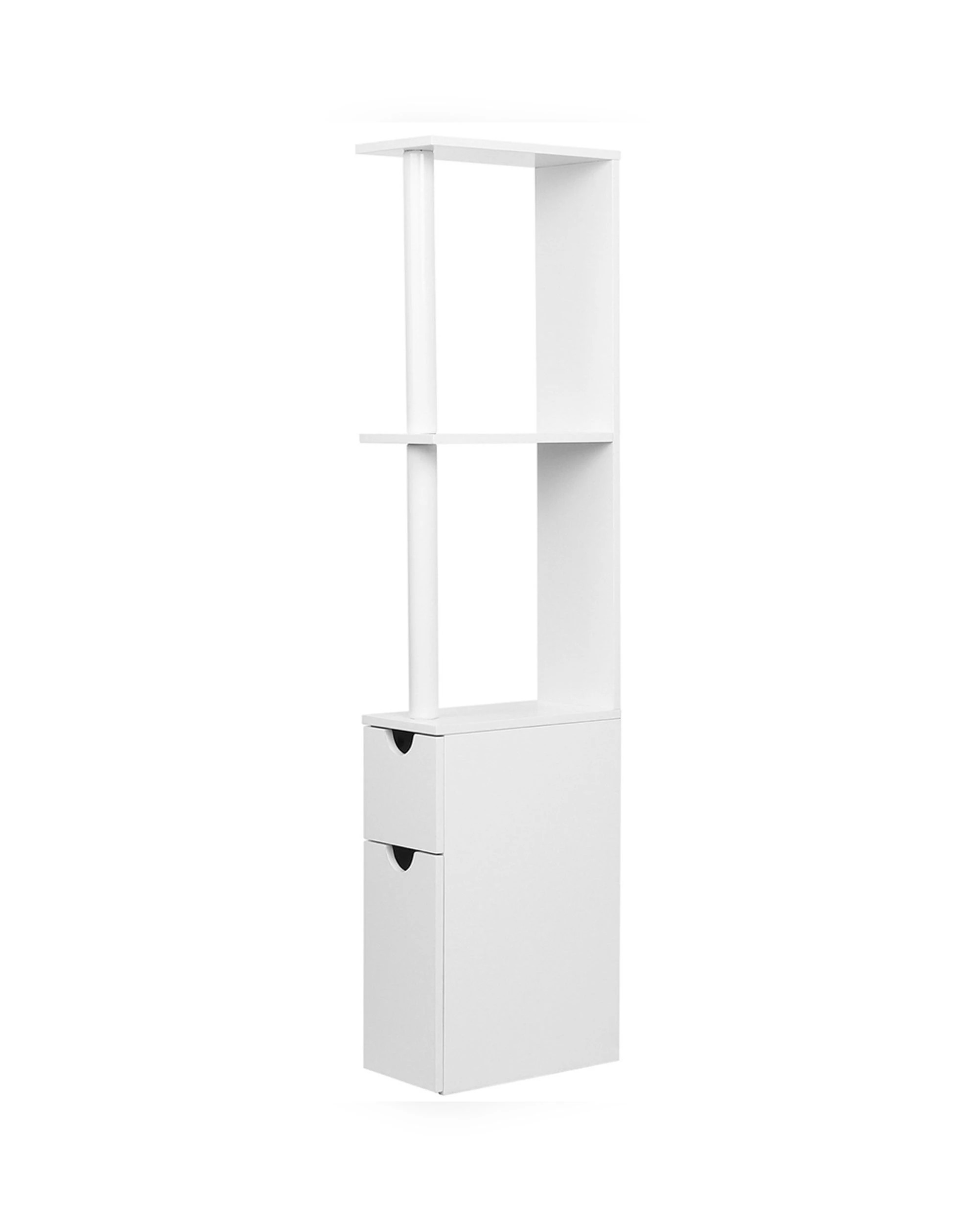 1 Artiss Bathroom Cabinet Storage 118cm Shelf - White, 1 of 10