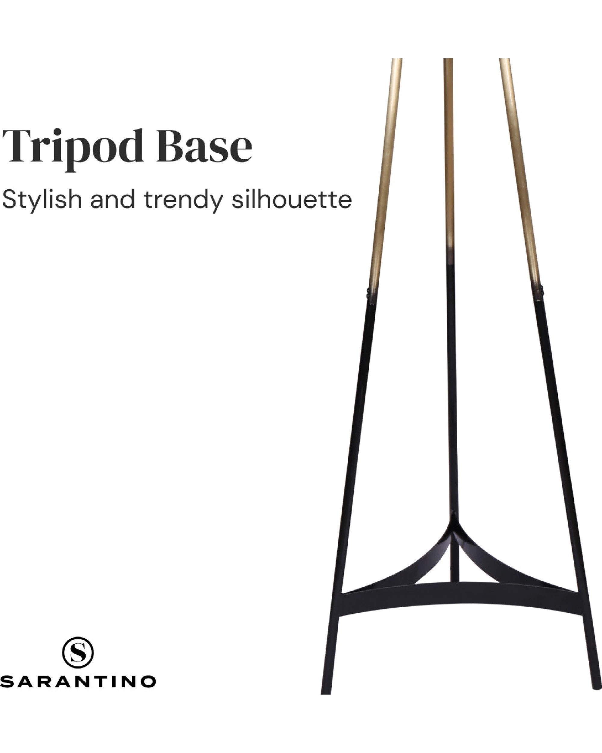 2 Sarantino Gradient Tripod Floor Lamp, 2 of 10