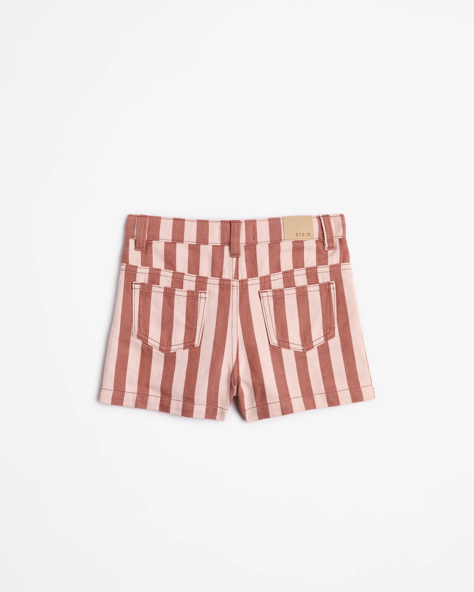 3 Target Stripe Denim Short PINK STRIPE, 3 of 5