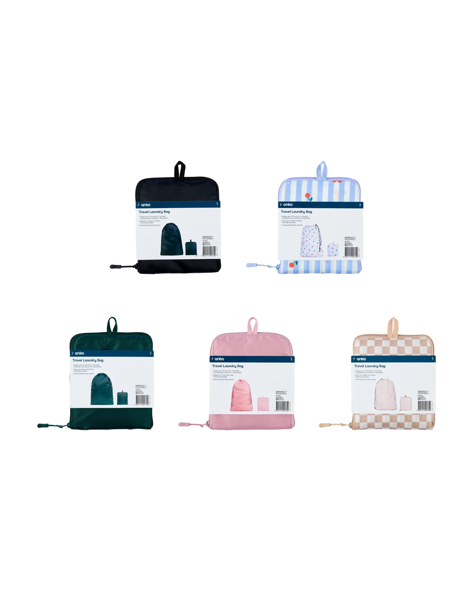 5 Travel Laundry Bag - Assorted, 5 of 5