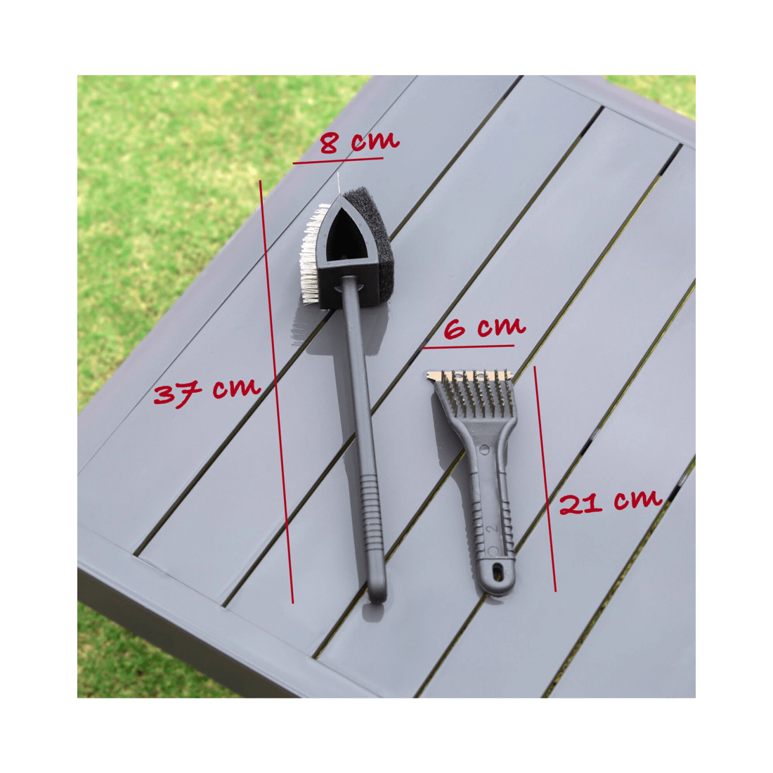 3 Hacienda Stainless Steel BBQ Brush and Scraper Blade, 3 of 7
