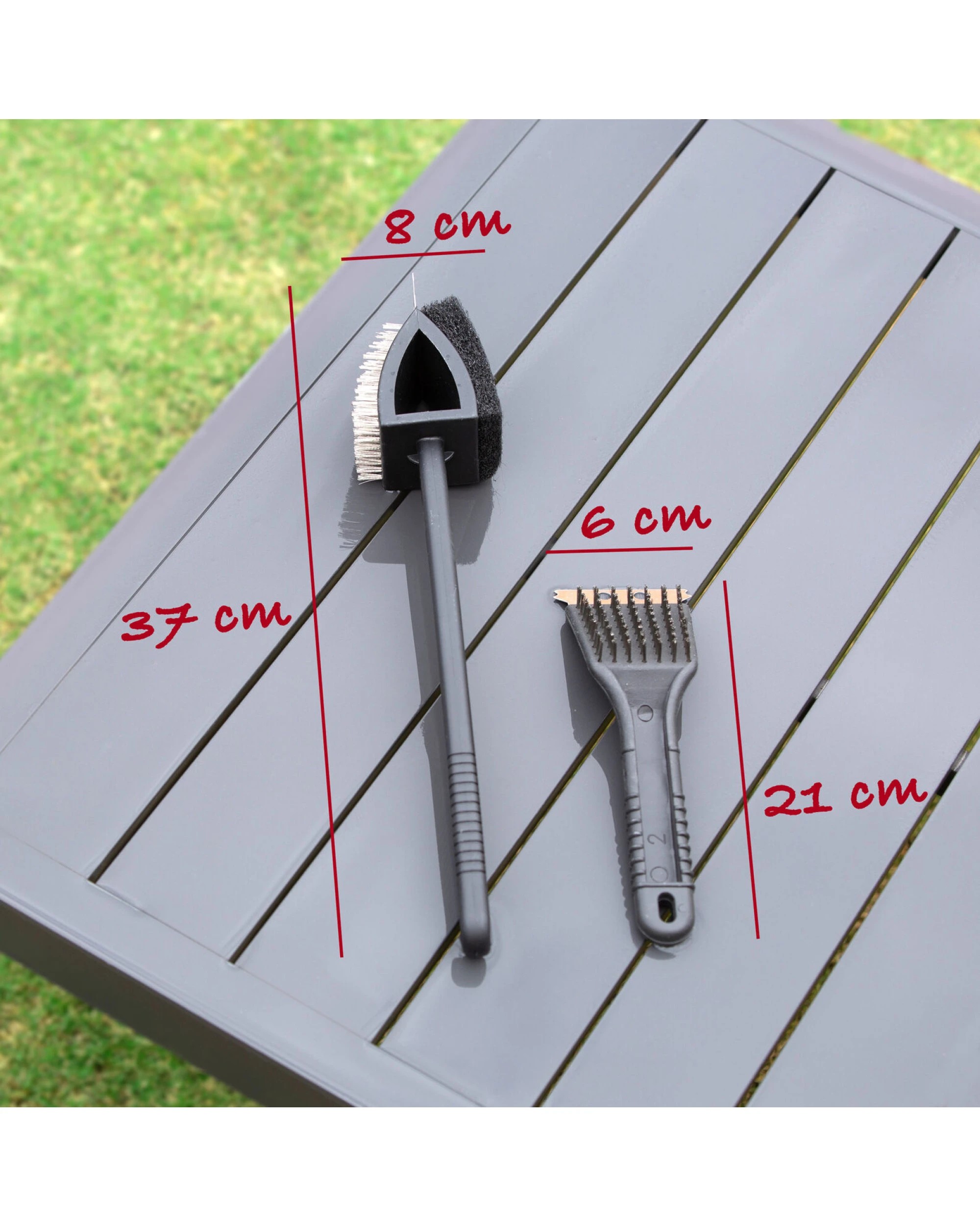 3 Hacienda Stainless Steel BBQ Brush and Scraper Blade, 3 of 7