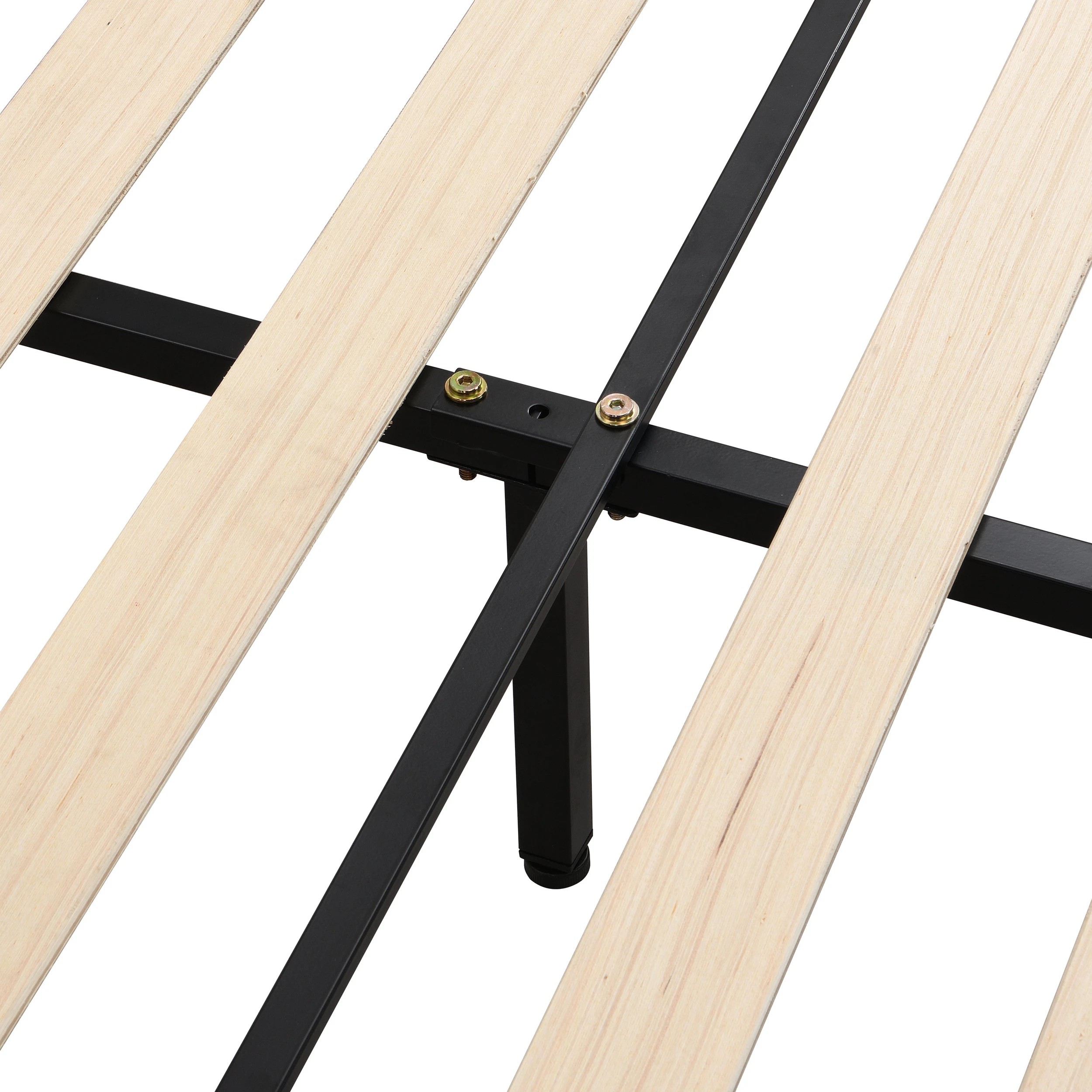 9 IHOMDEC BEF05 Button Tufted Queen Bed Frame - Beige - Beige, 9 of 10