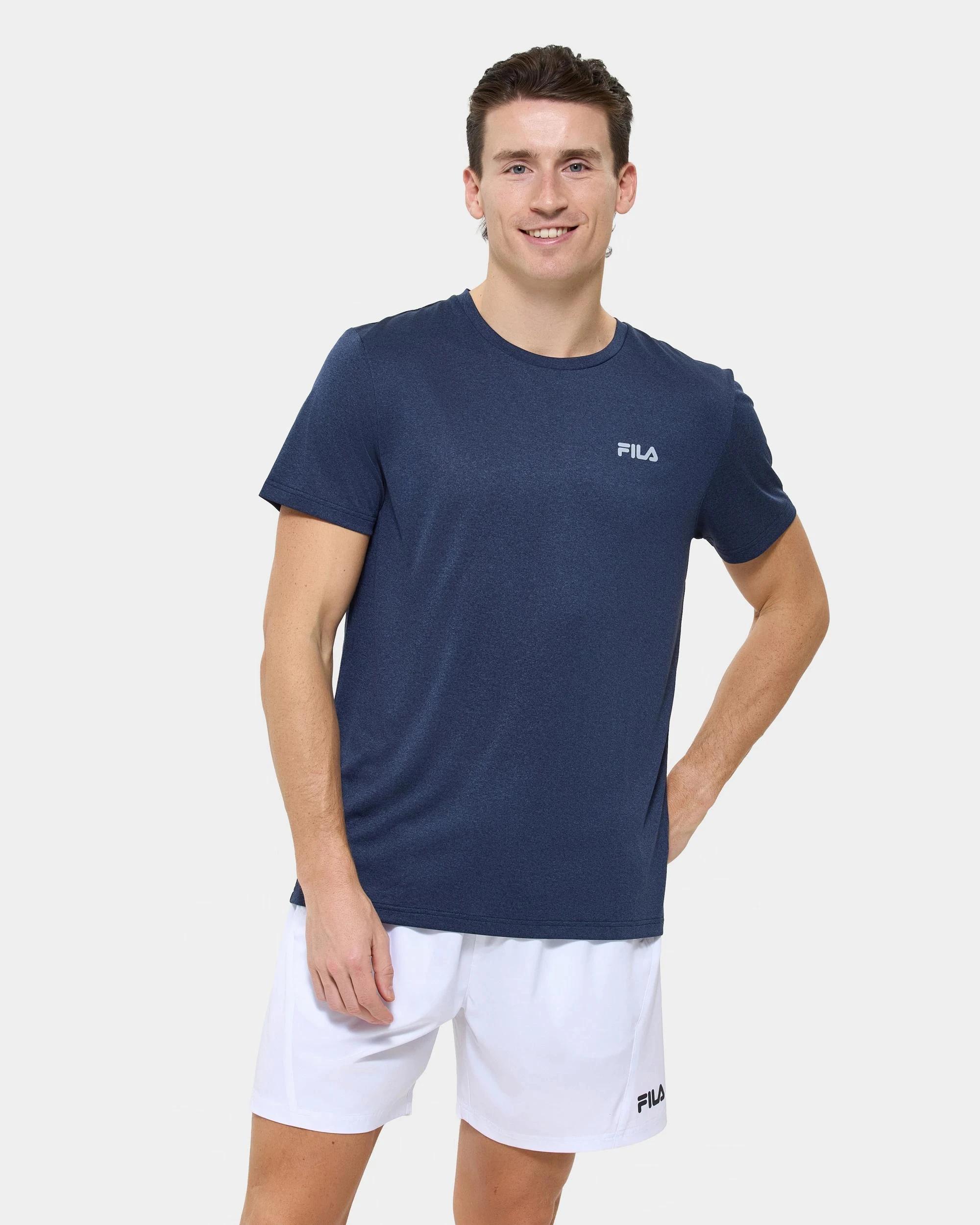 1 Flint Quick Dry Short Sleeve T-Shirt Navy - Fila NAVY, 1 of 5