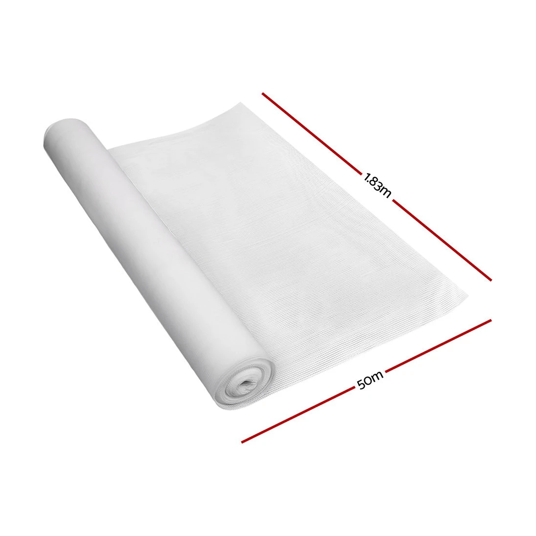 2 Instahut 50% Shade Cloth 1.83x50m Shadecloth Garden - Multi, 2 of 2