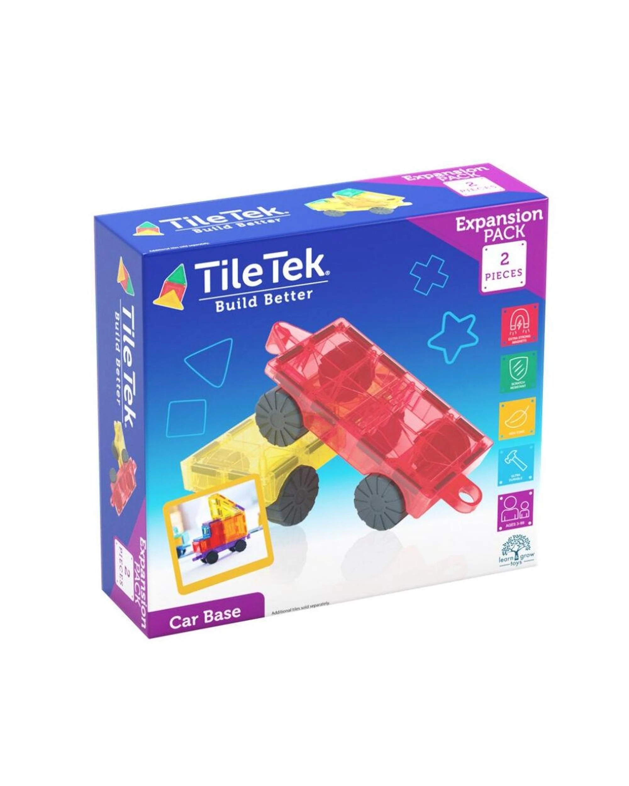 1 TileTek 2 Piece Car Base Pack Age 3, 1 of 3
