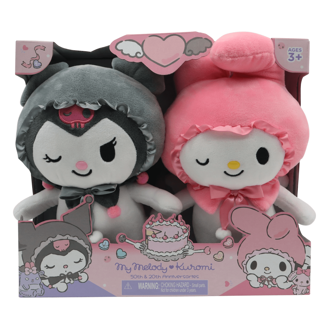 1 20cm My Melody and Kuromi Plush Toy, 1 of 3