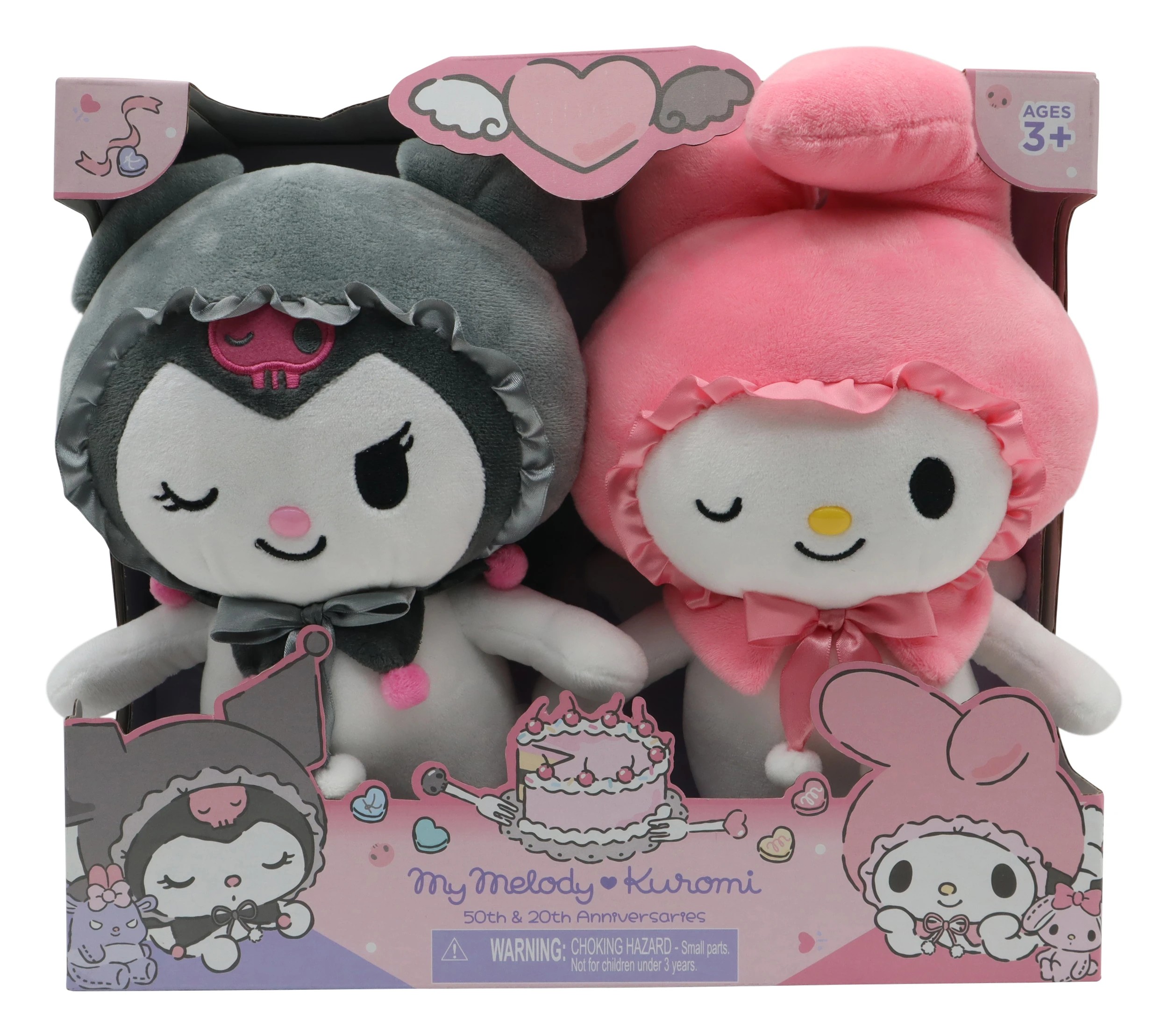 1 20cm My Melody and Kuromi Plush Toy, 1 of 3
