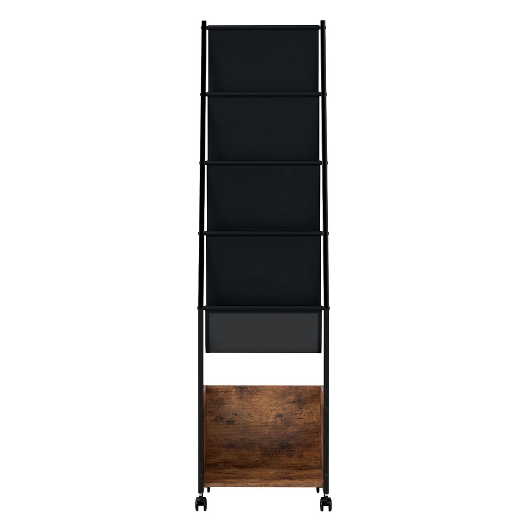 2 Levede Vinyl Record Storage with 4 Tier Display Shelf Holder, 2 of 8