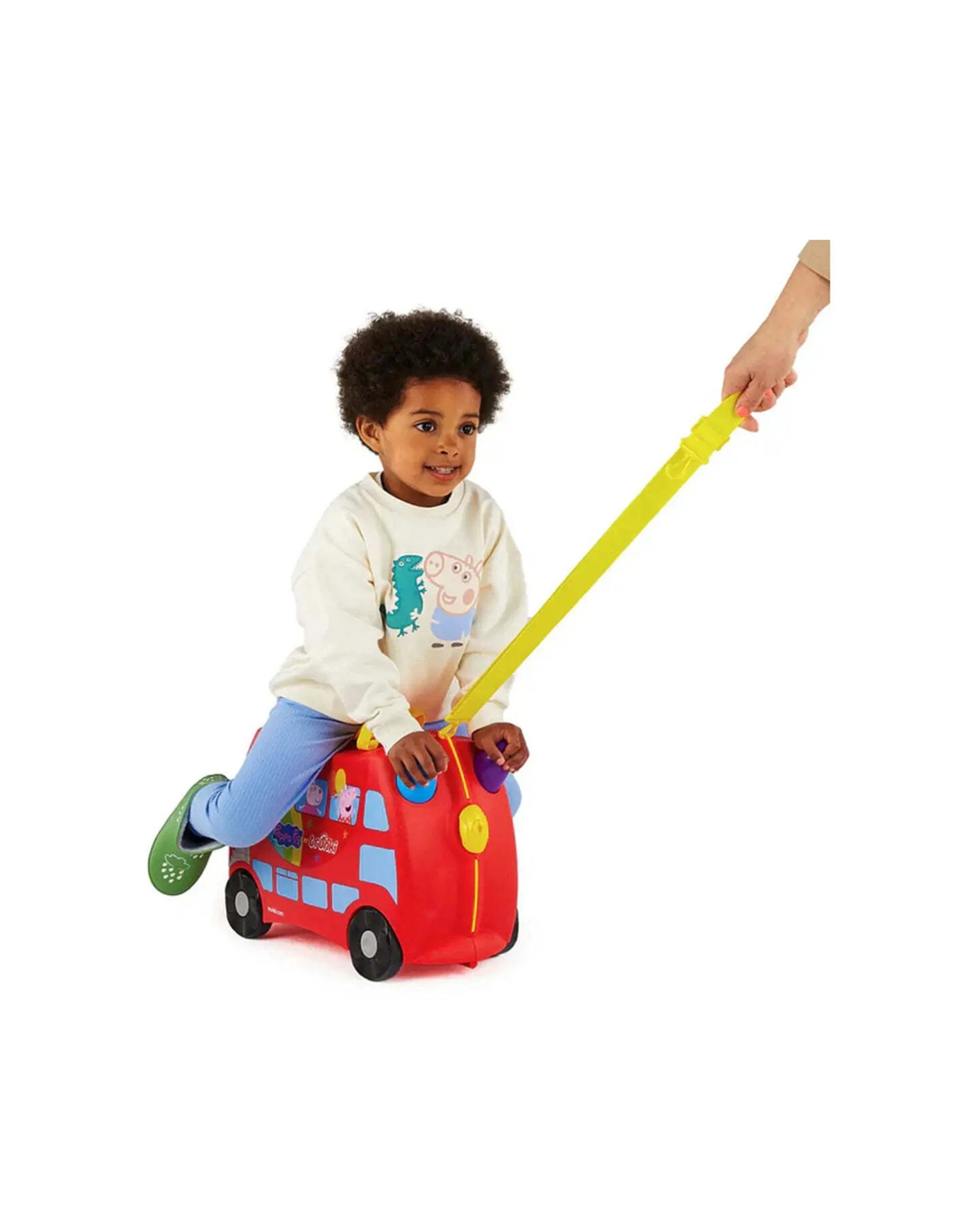 6 Trunki Peppa Pig Ride on Suitcase Carry On Bag Kids - Red, 6 of 7