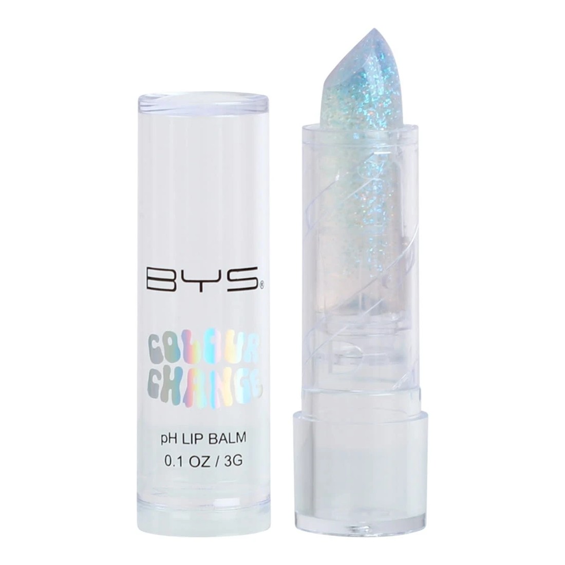 3 BYS Colour Change pH Lip Balm - Clear Glitter, 3 of 3