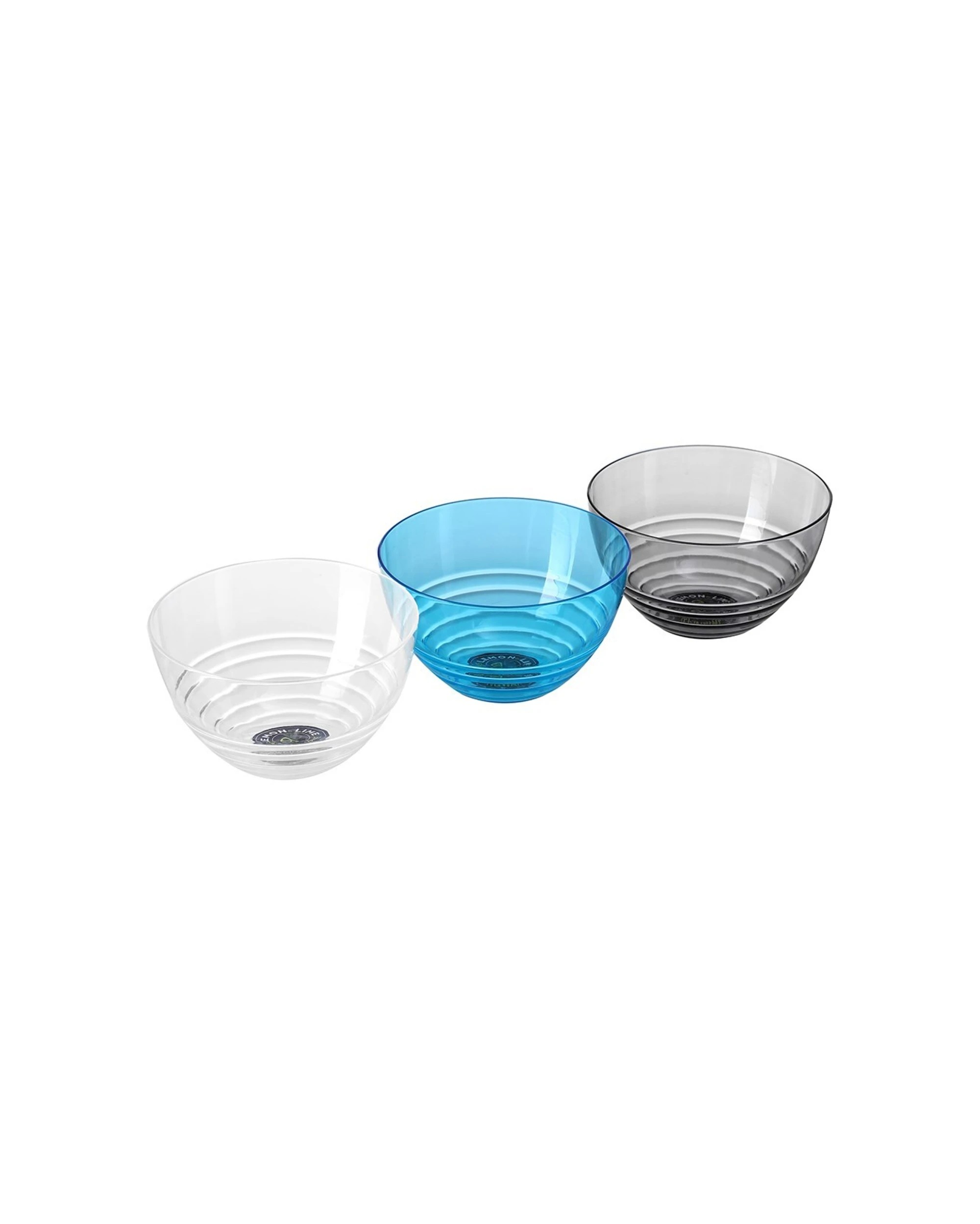 5 Lemon & Lime 6pk 14cm Wave Deco Serving Bowls Set - Multi, 5 of 8