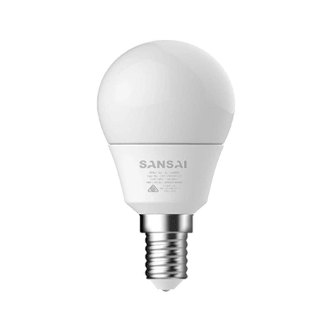 1 Sansai Home/office Fancy Round Led 425lm Light Bulb G45 5w E14 Cool White 6500k
 - White, 1 of 1