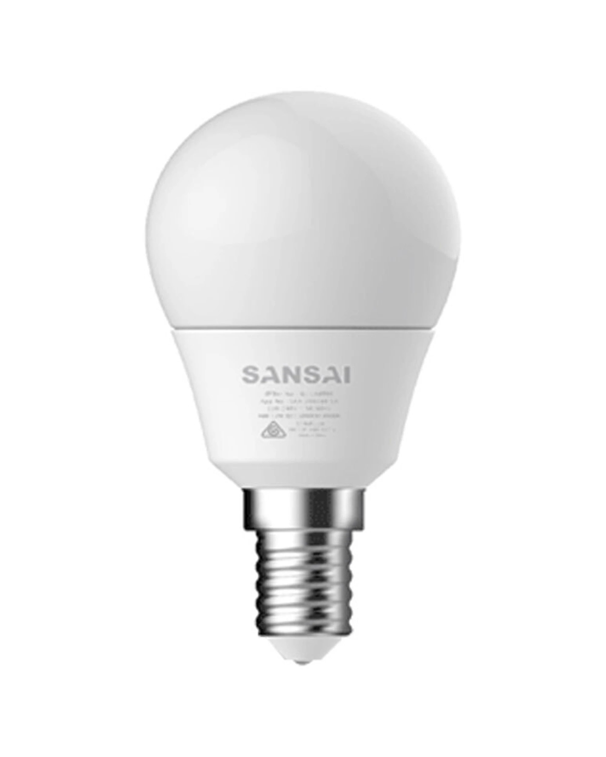 1 Sansai Home/office Fancy Round Led 425lm Light Bulb G45 5w E14 Cool White 6500k
 - White, 1 of 1