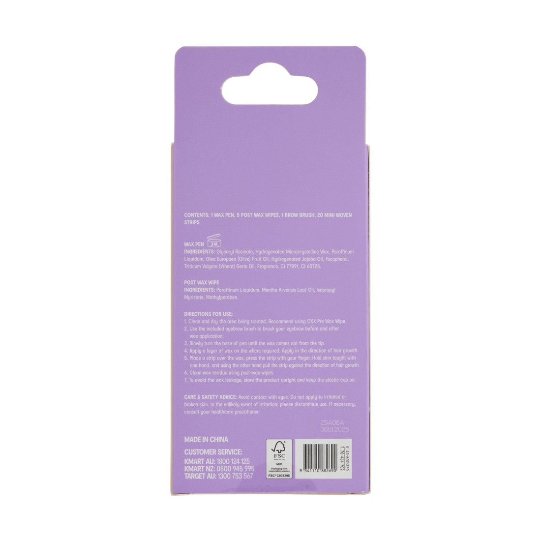 7 OXX Bodycare Sweet Cheeks Facial Wax Pen Kit, 7 of 7