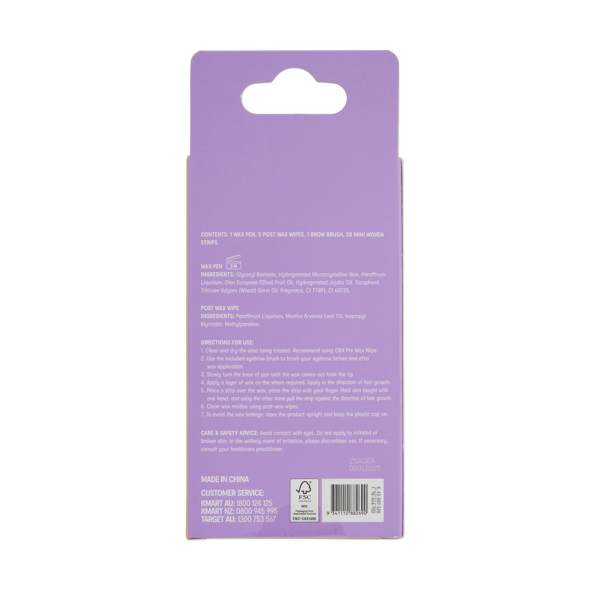 7 OXX Bodycare Sweet Cheeks Facial Wax Pen Kit, 7 of 7