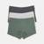 SMOKY GREEN, SILVER MARLE, SHADOW NAVY
