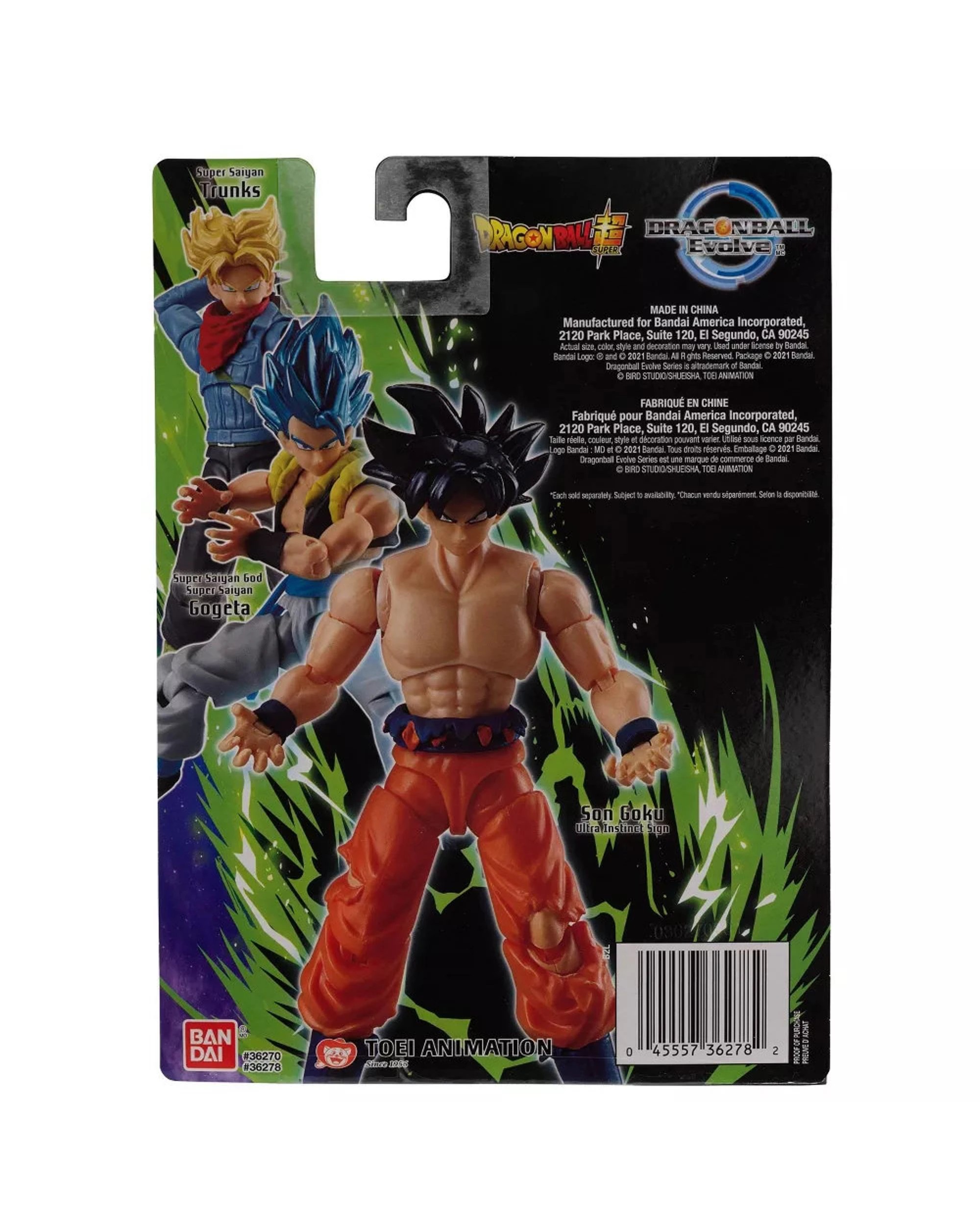 5 Dragon Ball Evolve Son Goku Ultra Instinct Sign Action Figure, 5 of 5