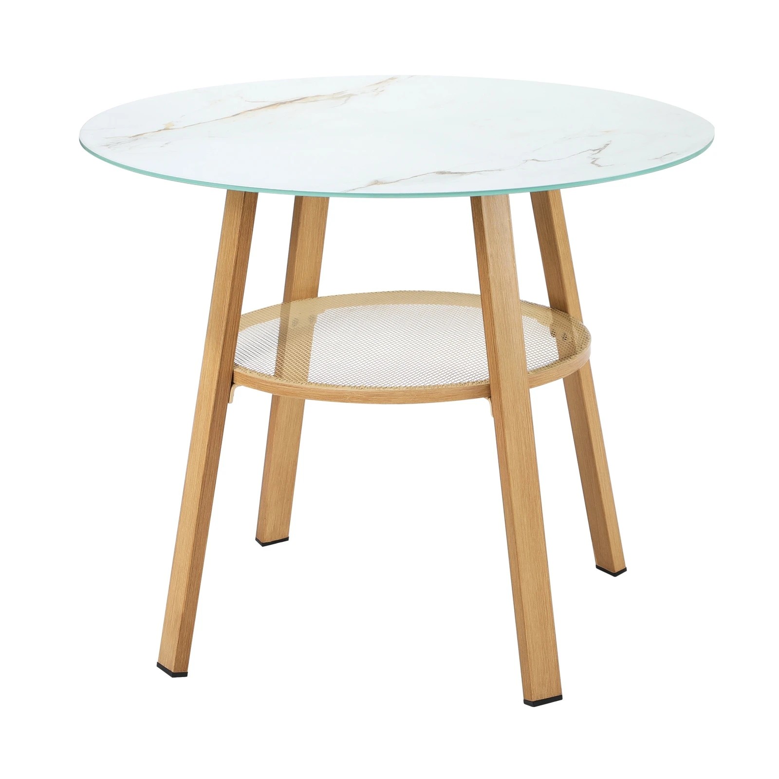 6 Livsip 3pcs Outdoor Dining Setting Patio Furniture Set 90cm Table Lounge Chairs
 - Multi, 6 of 8