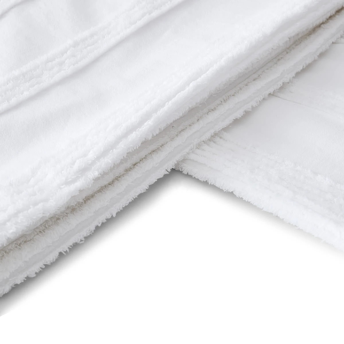 6 Willow Cotton Quilt Cover Set - Queen Bed, White, 6 of 6