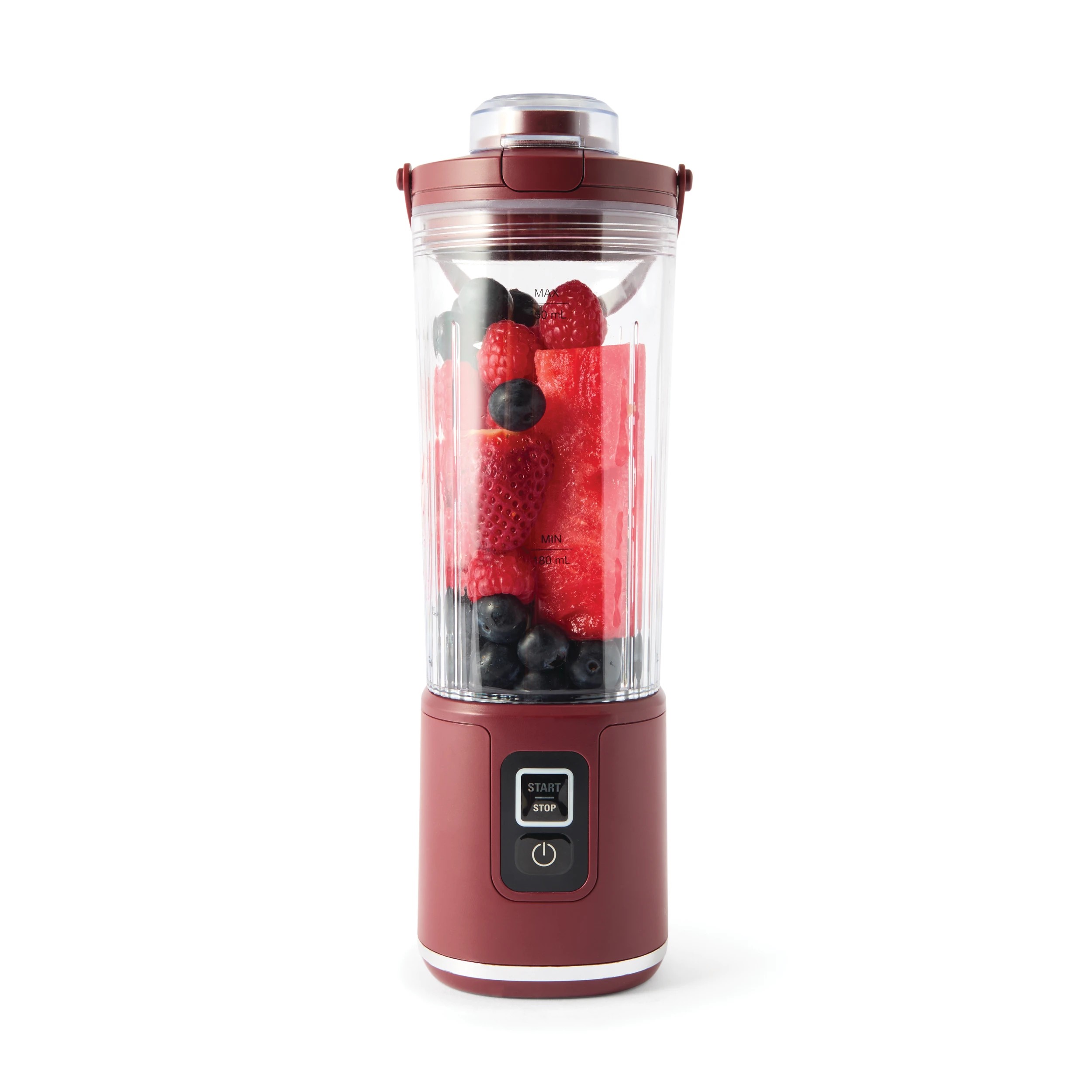 9 Portable USB Blender - Dark Red, 9 of 10