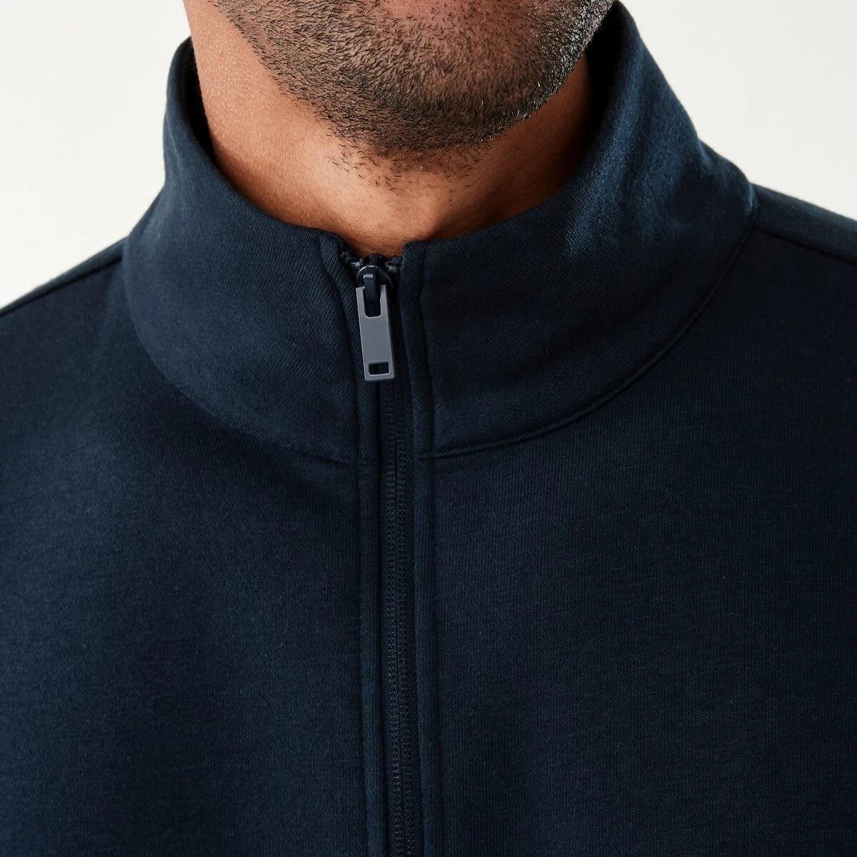 5 Active Mens Half Zip Pullover Shade Navy, 5 of 6