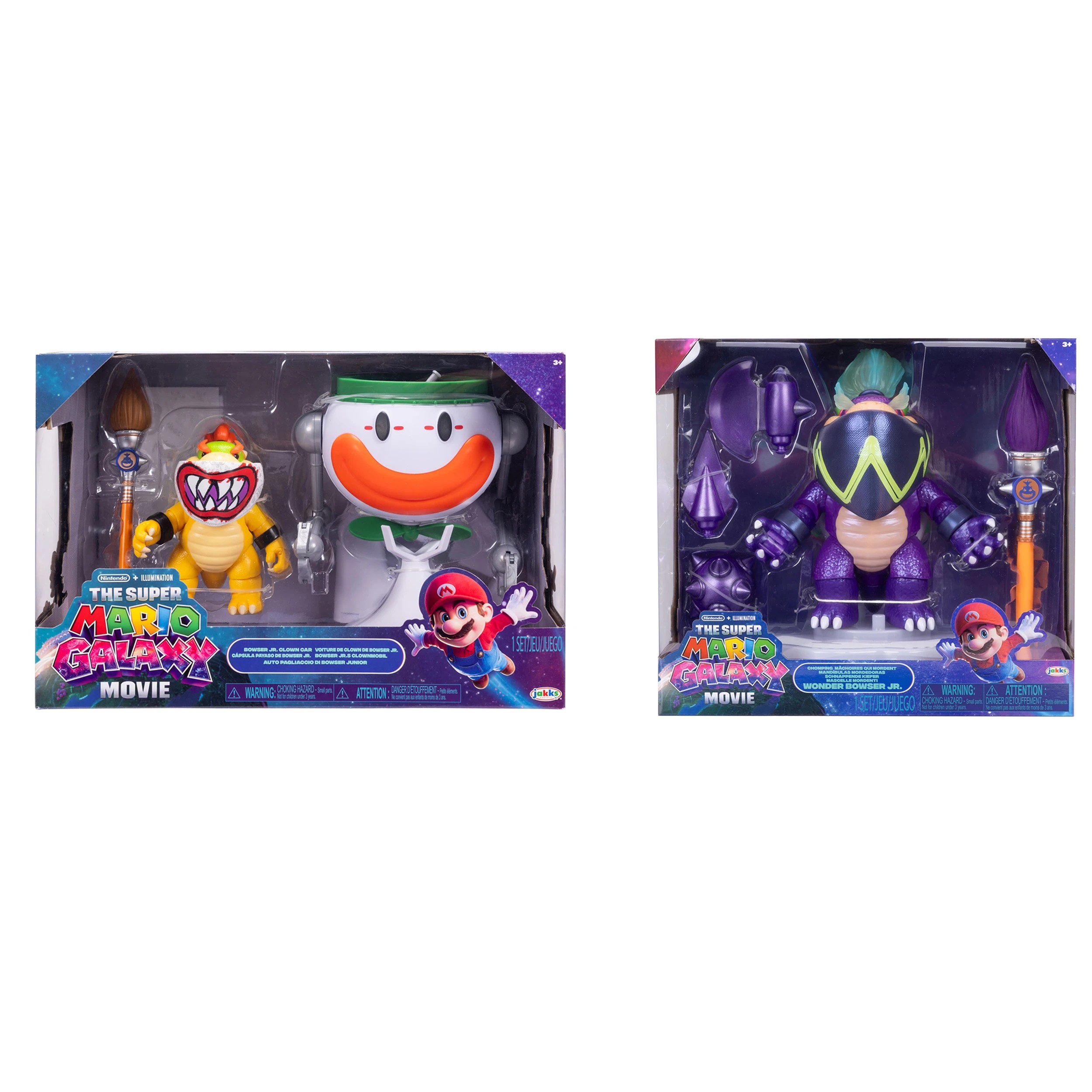 1 13cm Nintendo x Illumination The Super Mario Galaxy Movie Bowser Jr. with Clown Car, 1 of 6
