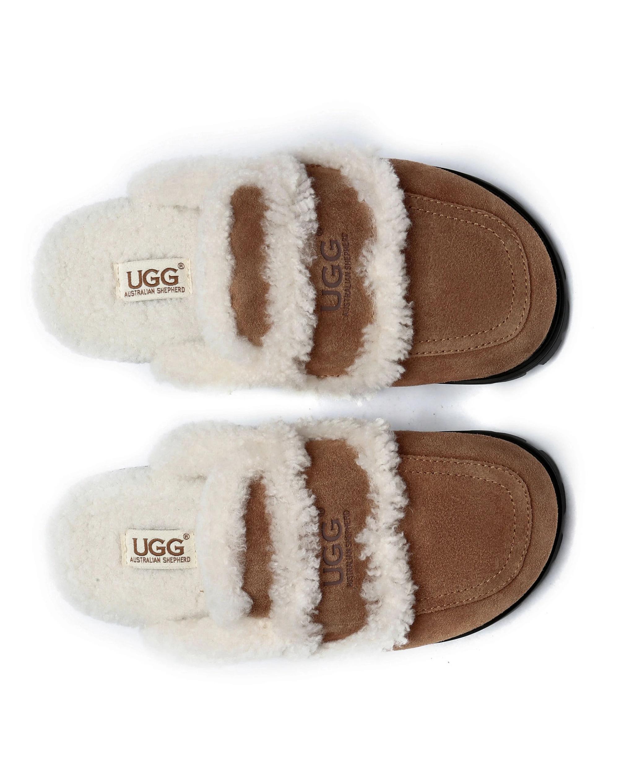 5 Australian Shepherd UGG Womens Remi Slippers CHESTNUT, 5 of 5