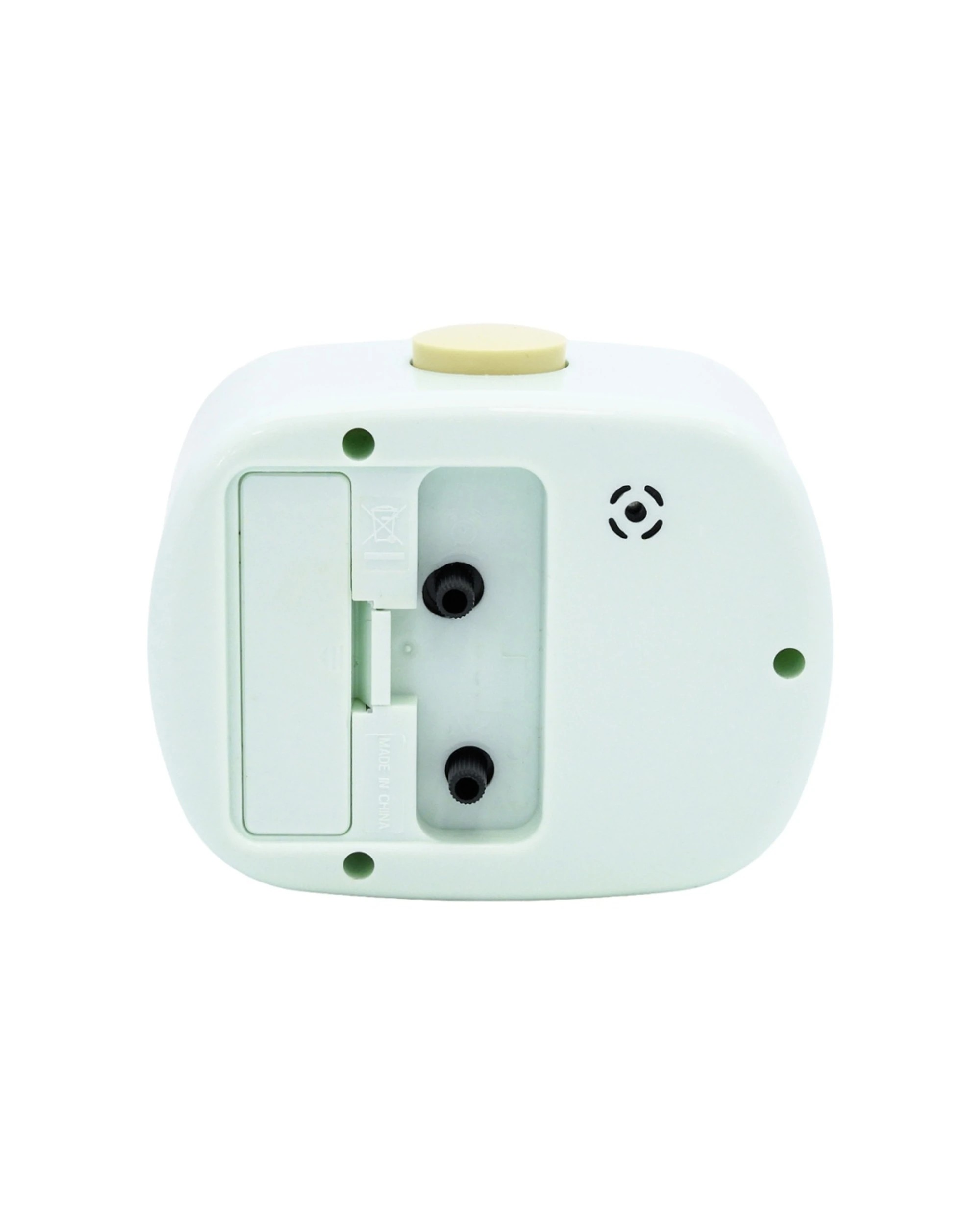 4 Leni Retro Silent Sweep Analogue Alarm Clock 9cm With Glow In The Dark Hands Hint of Mint - Green, 4 of 7