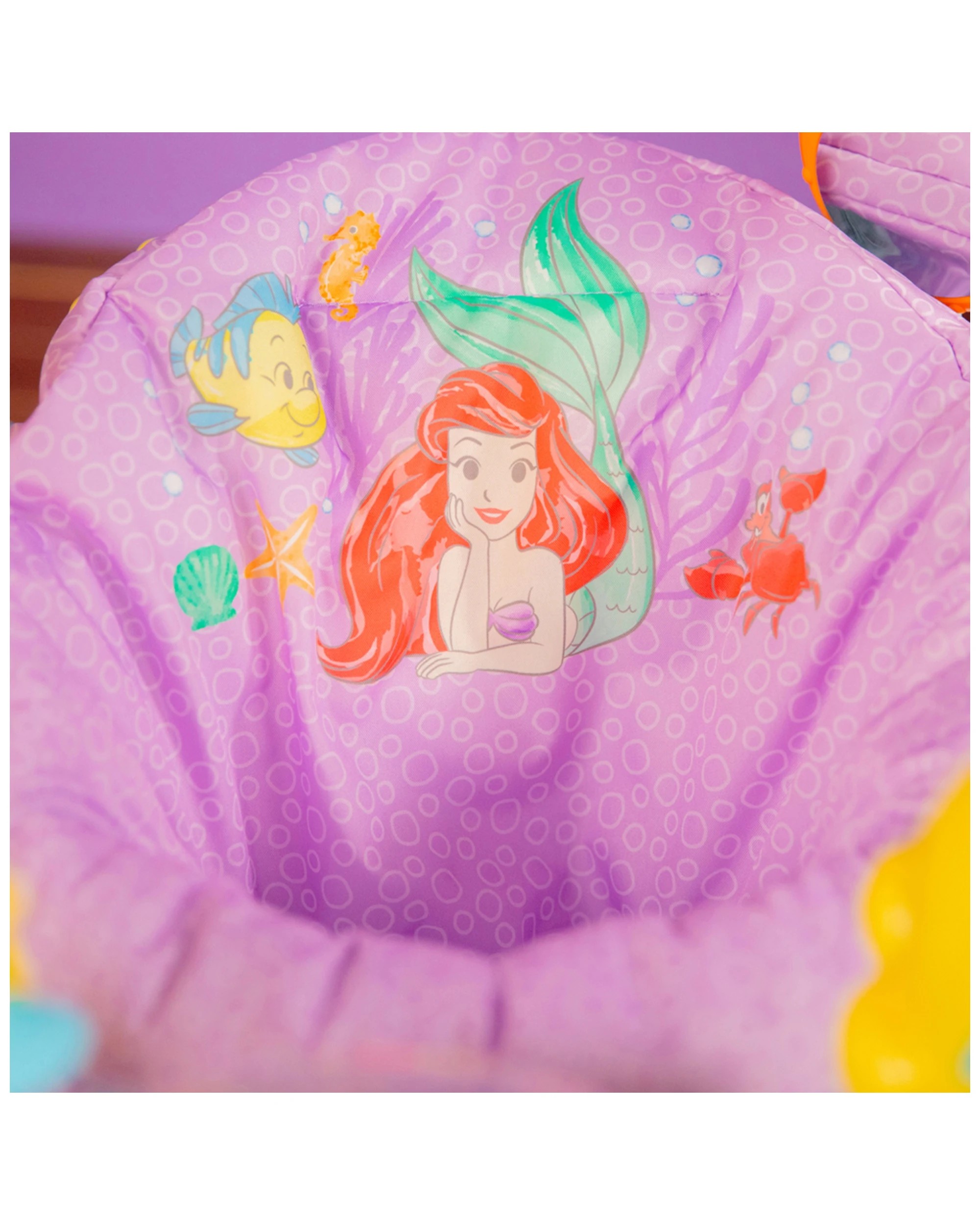 1 Bright Starts Disney The Little Mermaid Sea Of Activities Baby Jumper 6m Plus - Multi, 1 of 6