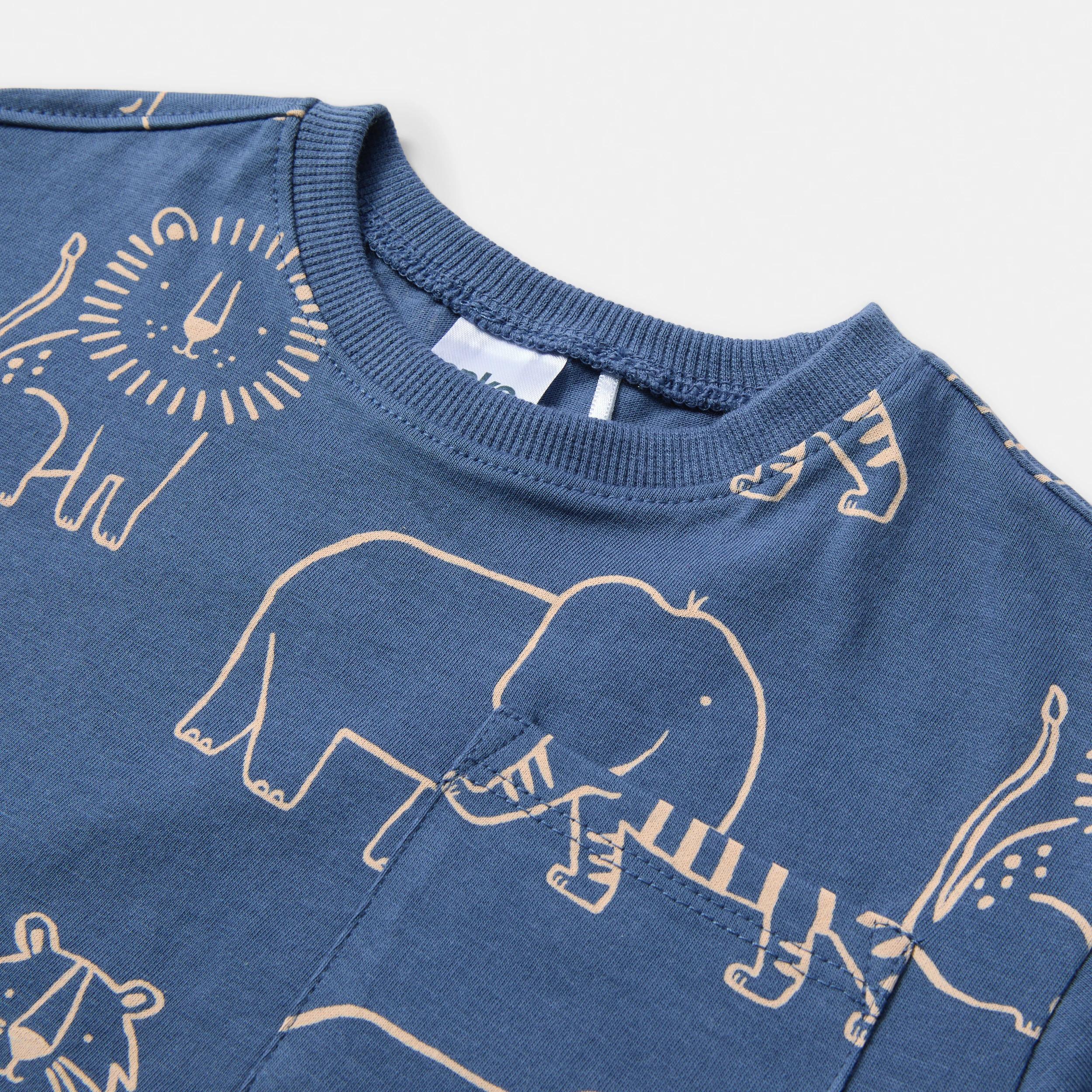 6 3 Pack Short Sleeve T-shirt BROWN LION, 6 of 8