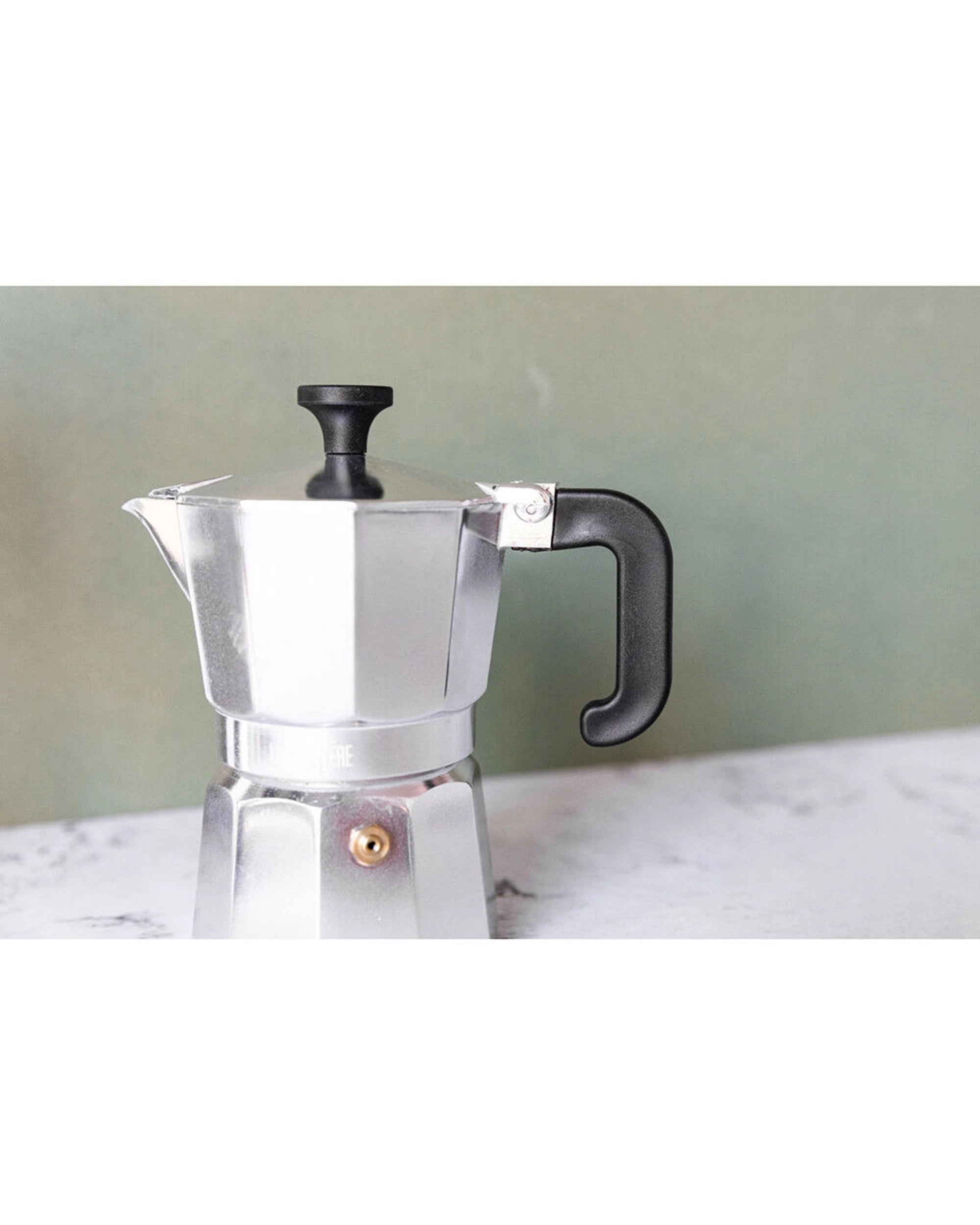 6 La Cafetiere Venice 3-Cup 150ml Aluminum Espresso Coffee Pot - Silver, 6 of 7
