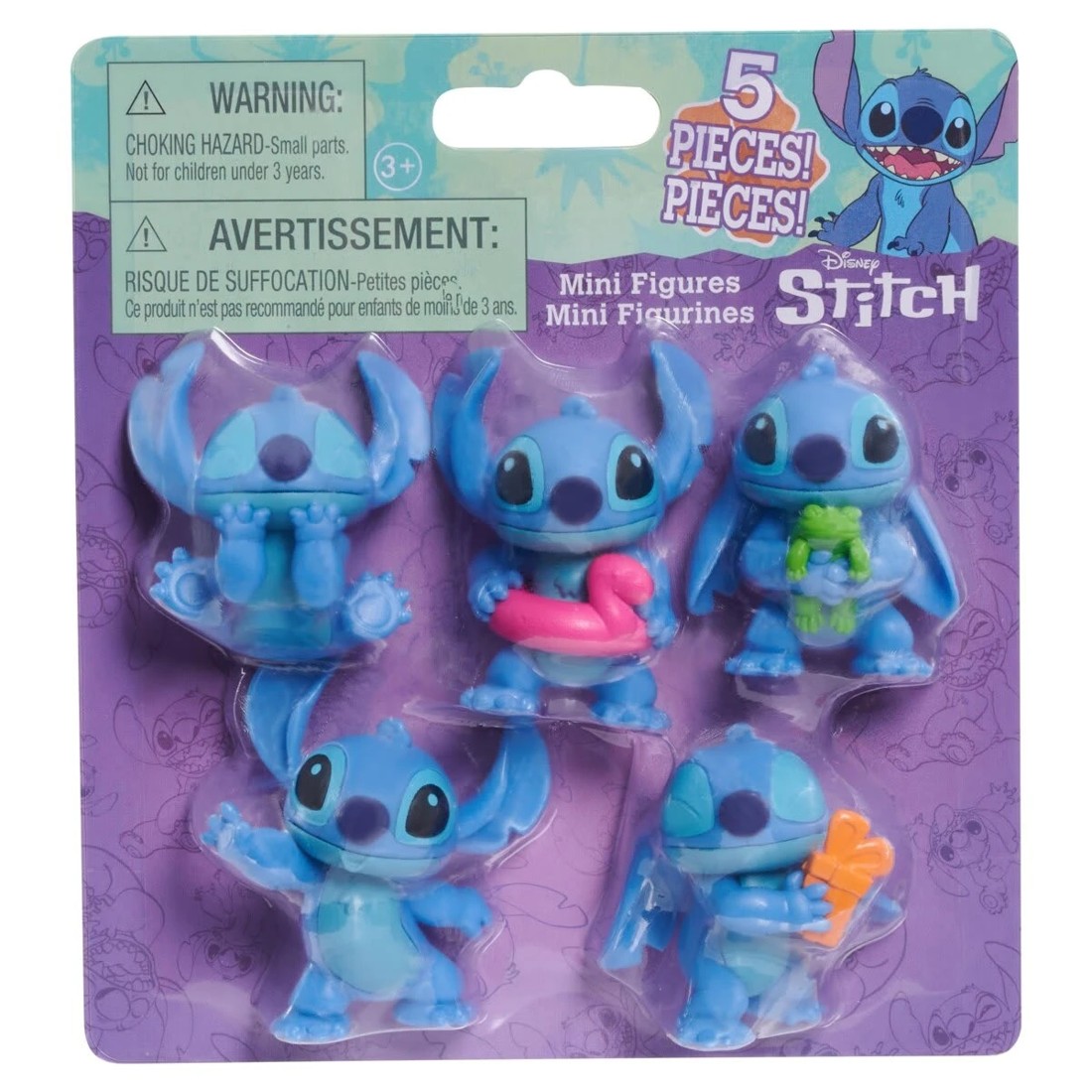 1 5 Piece Disney Lilo & Stitch Mini Figures, 1 of 3