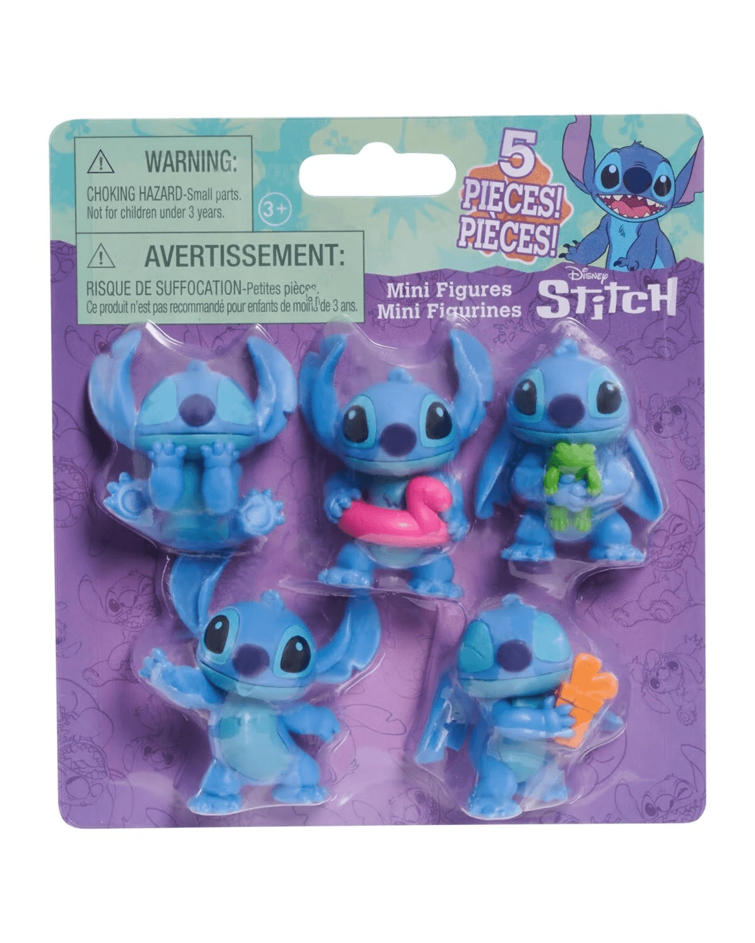 1 5 Piece Disney Lilo & Stitch Mini Figures, 1 of 3