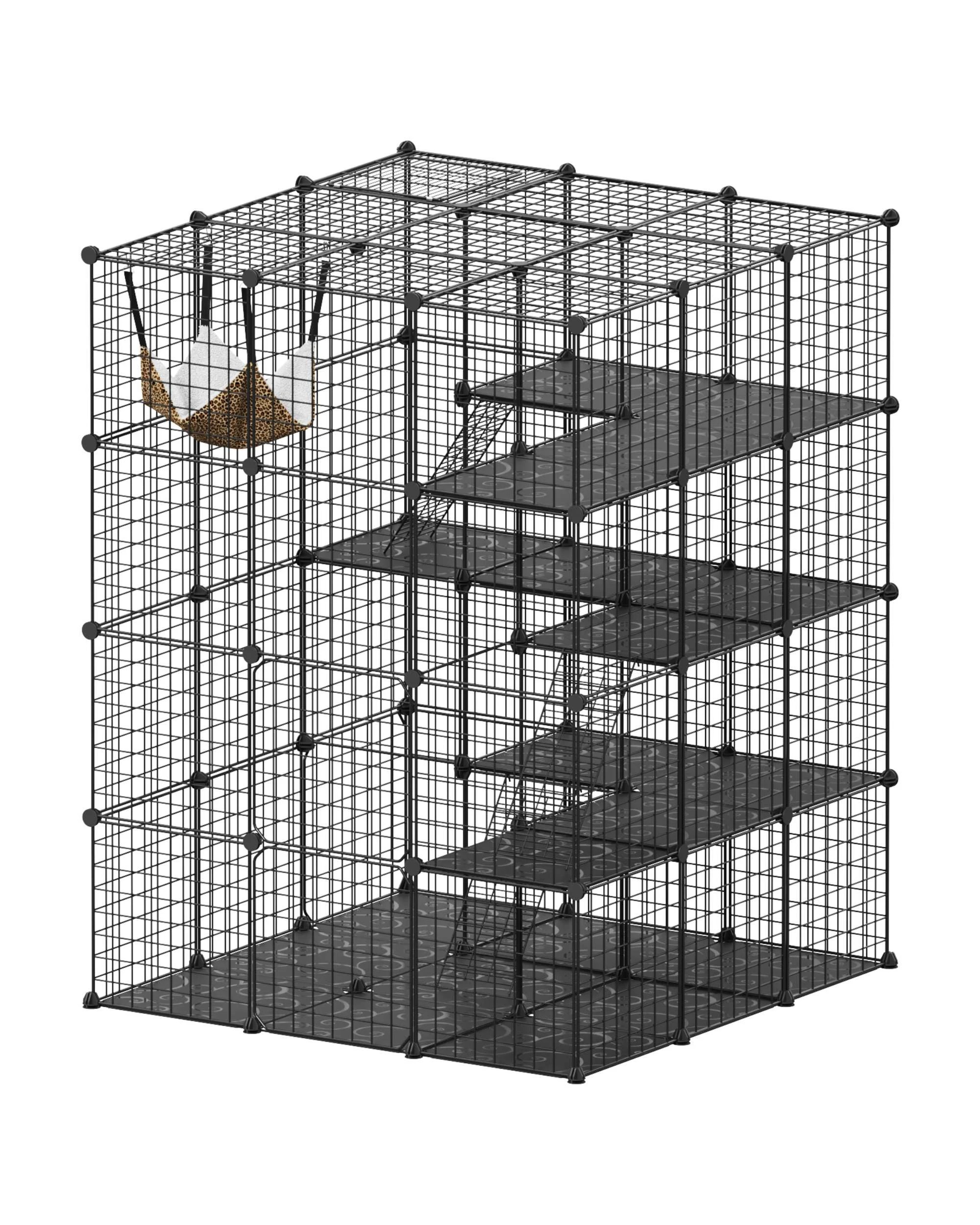 5 Advwin DIY Cat Cage Enclosure Cat Catio Pet House, 5 of 9
