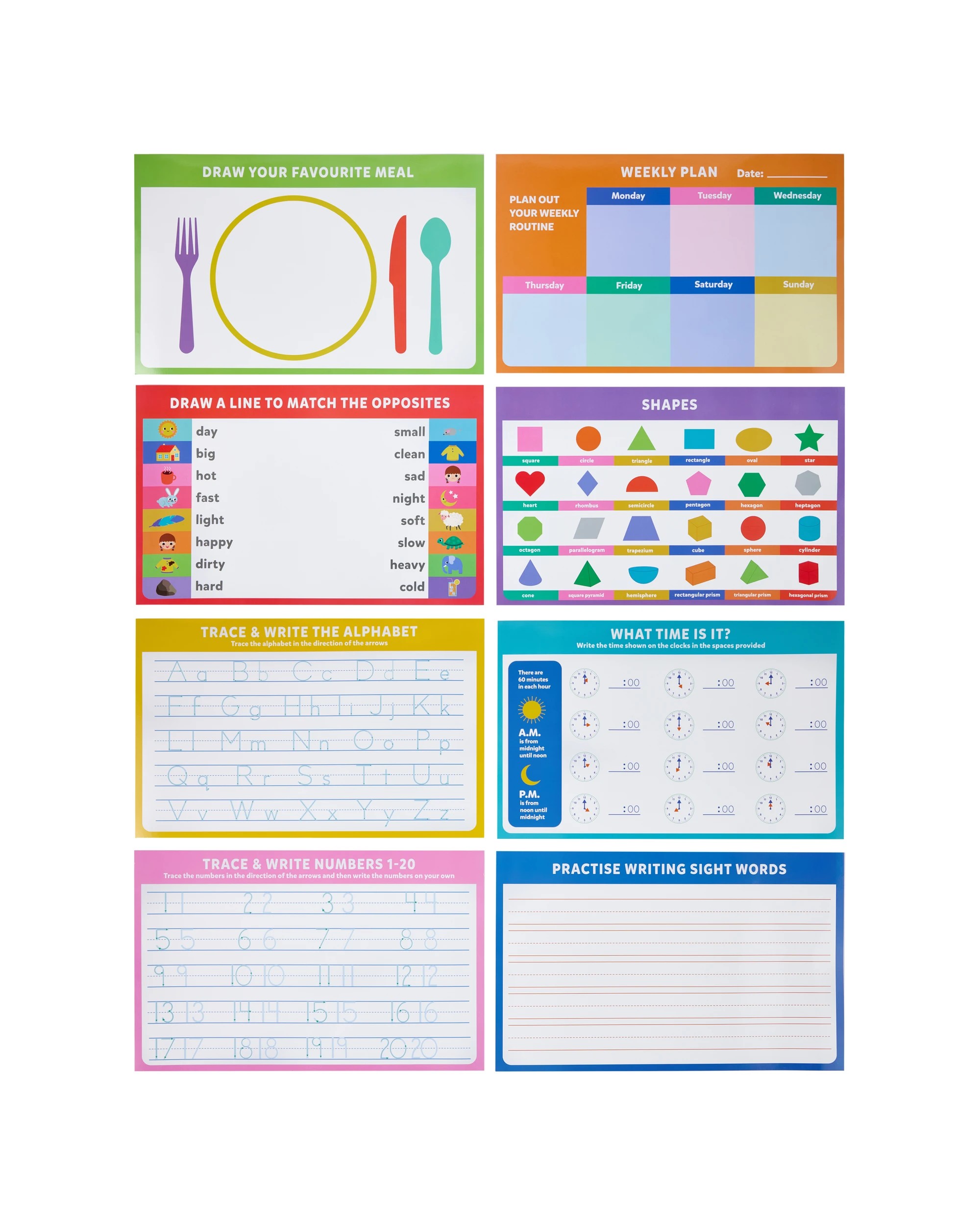 3 Educational Activity Mats, 3 of 4