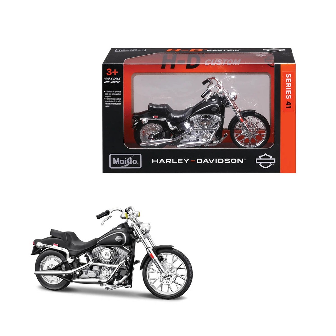 6 H-D Custom Series 41 Harley Davidson Action Vehicle - Assorted, 6 of 9