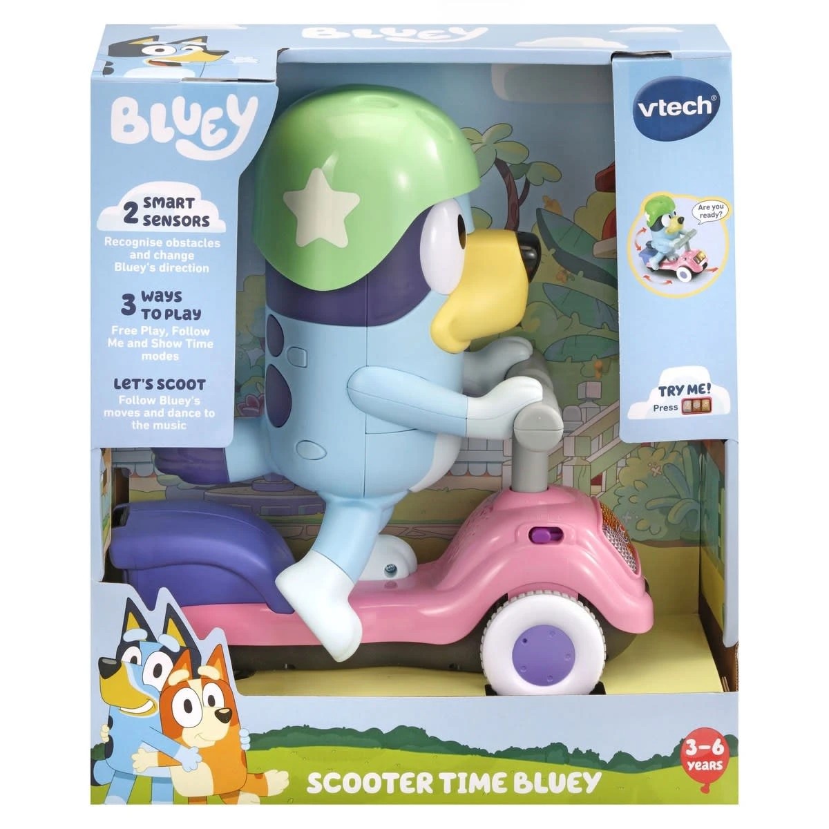 1 VTech Bluey Scooter Time, 1 of 7