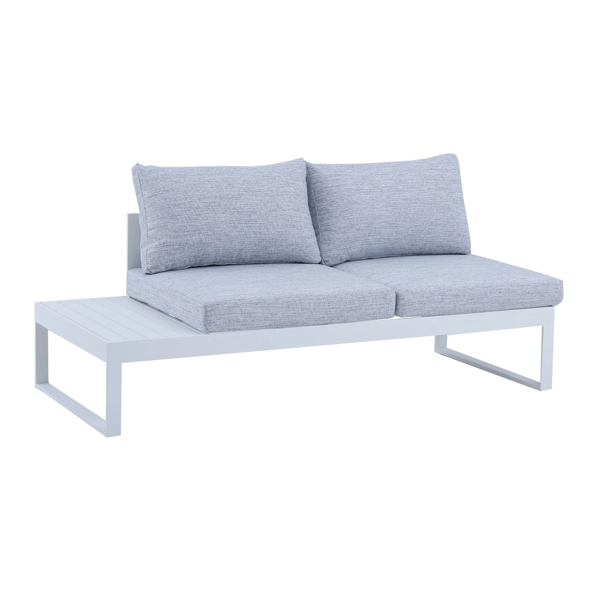 3 Moda Living Hampton Aluminium Outdoor Lounge Sofa Set - White, 3 of 9
